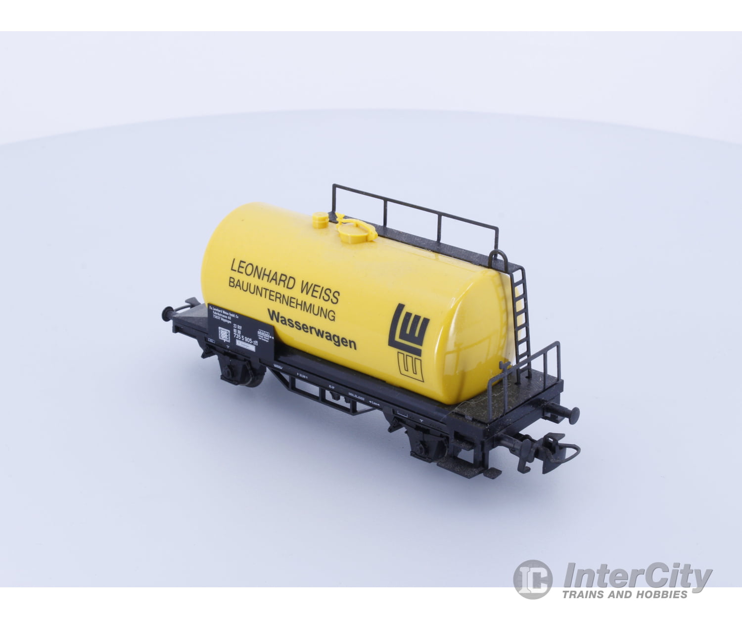 Marklin 00754-24 Ho Leonhard Weiss Bauunterehmung Water Wagon / Tank Car 735 5 905-2P European