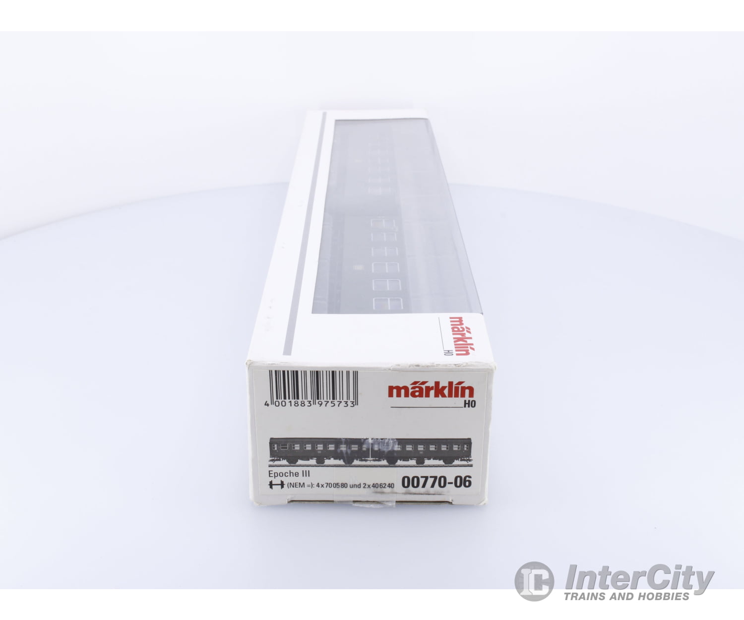 Marklin 00770-06 HO DB Twin 2nd Class Passenger Cars 87317 European Passenger Cars