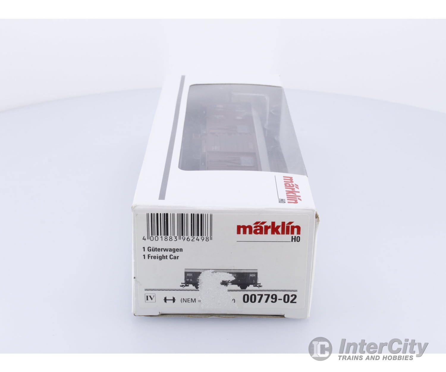Marklin 00779-02 HO DB Covered Goods Wagon Factory Weathered 1515234 European Freight Cars