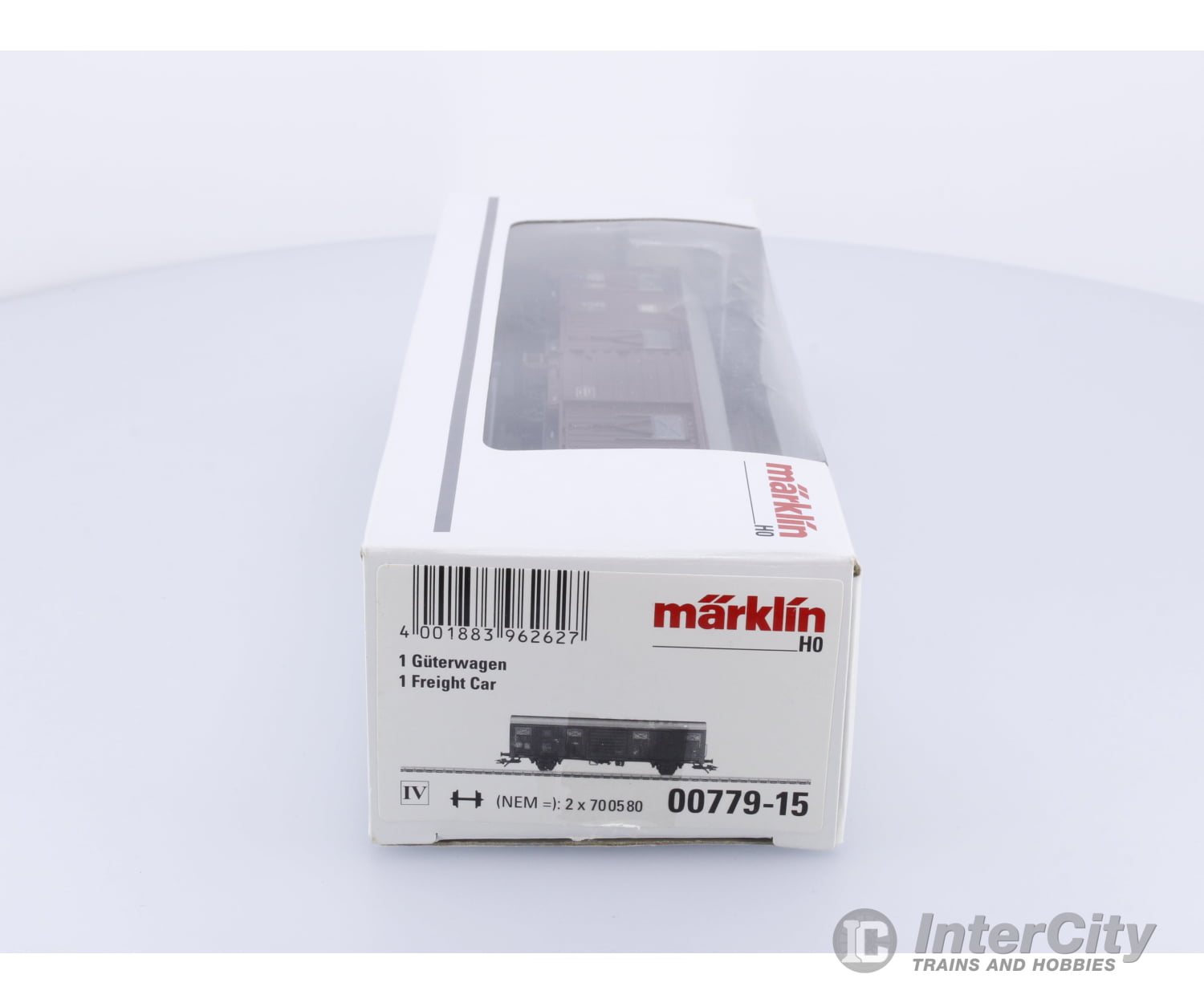 Marklin 00779-15 HO DB Covered Goods Wagon Factory Weathered 1515125 European Freight Cars