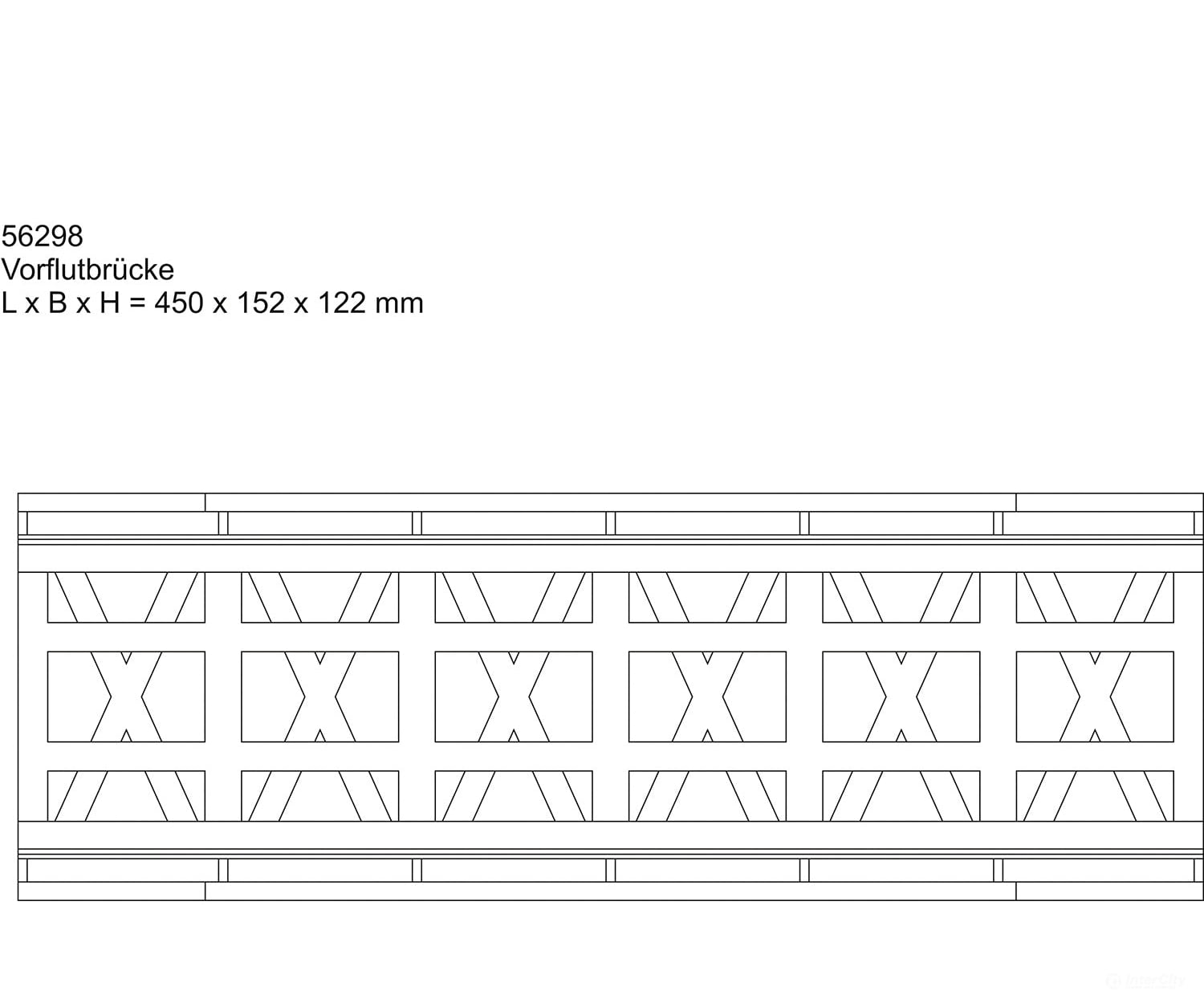 Marklin 56298 Single Track Truss Bridge Building Kit - Default Title (IC-MARK-56298)