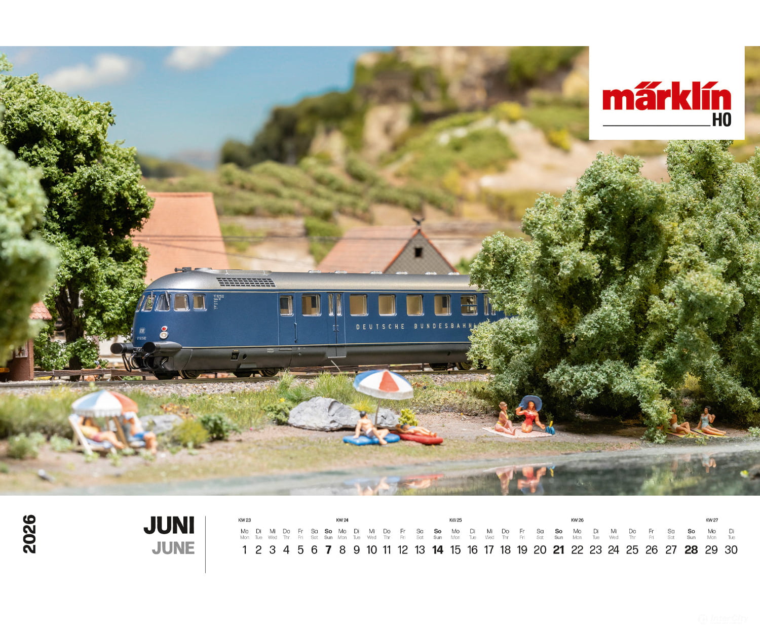 Marklin 19726 Märklin/Trix Wall Calendar for 2026 Calendars