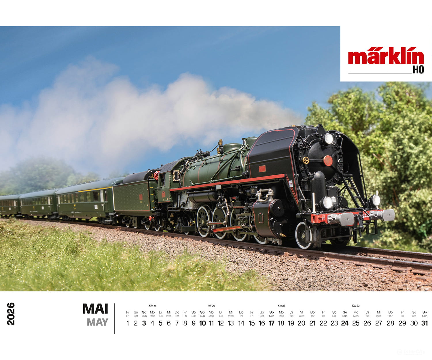 Marklin 19726 Märklin/Trix Wall Calendar for 2026 Calendars