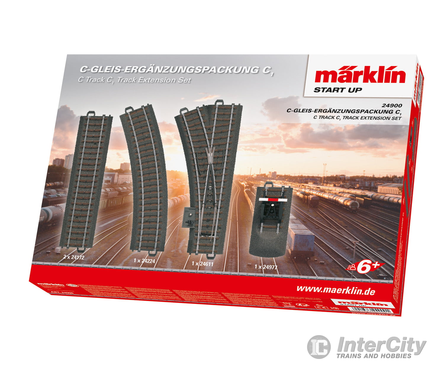 Marklin 24900 Marklin Start up - C1 C Track Extension Set - Default Title (IC-MARK-24900)