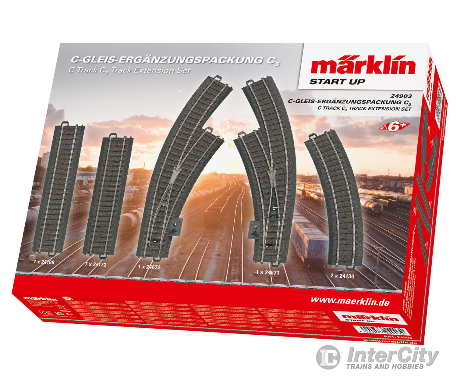 Marklin 24903 Marklin Start up - C Track C3 Track Extension Set - Default Title (IC-MARK-24903)