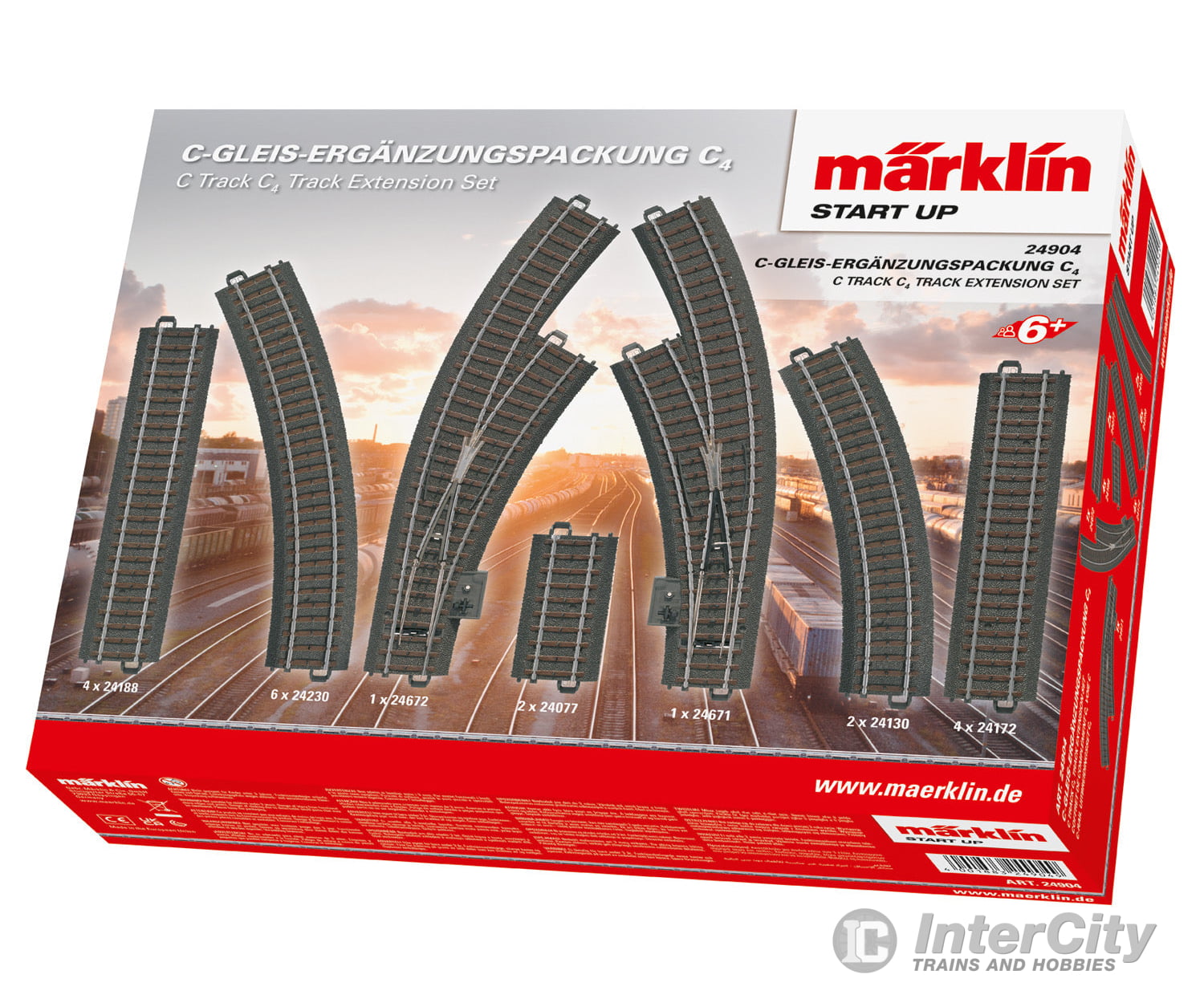 Marklin 24904 Marklin Start up - C Track C4 Track Extension Set - Default Title (IC-MARK-24904)