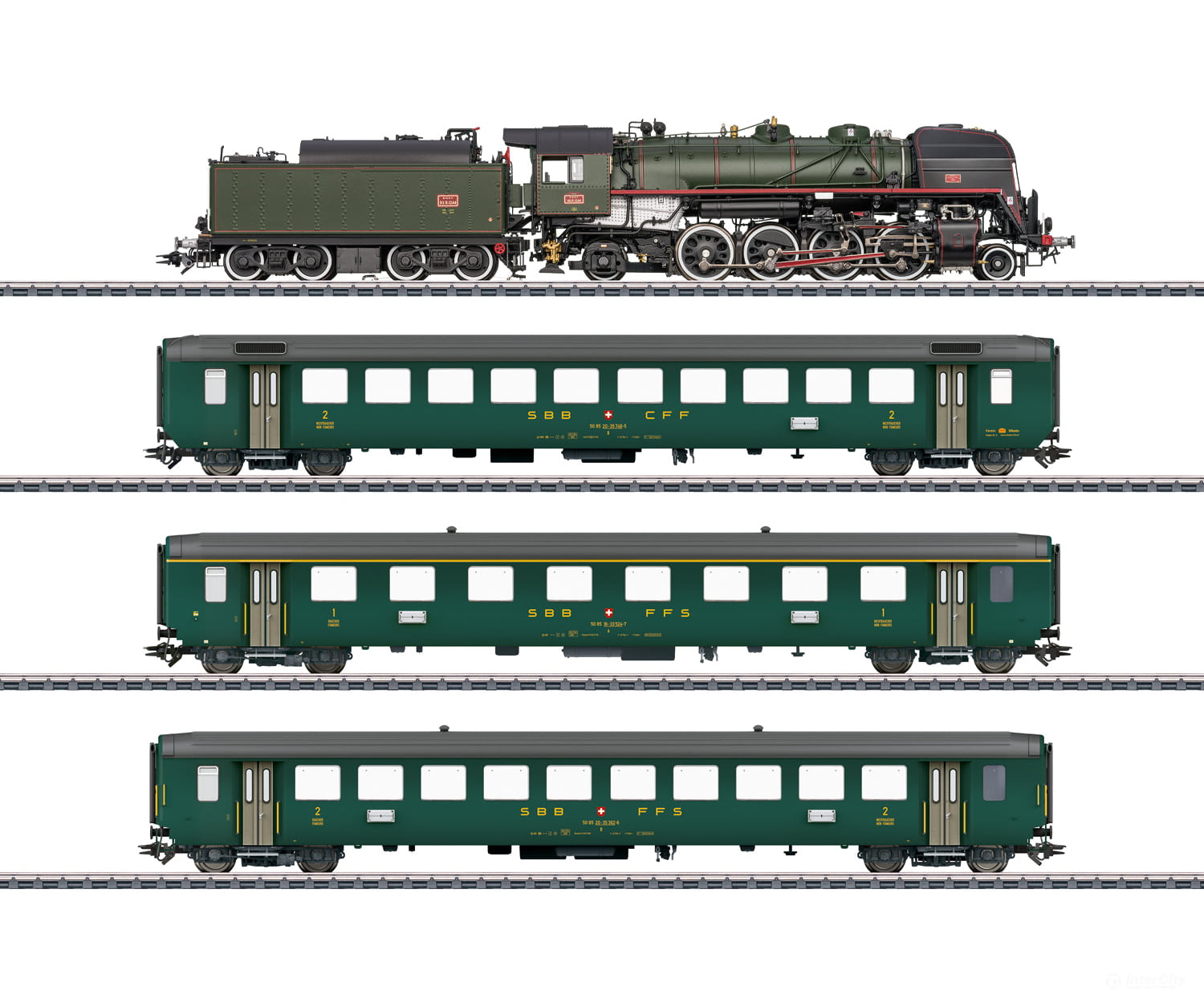 Marklin 26141 HO SNCF Museum Train Set With 141.R MFX+ Digital Sound - European Locomotives