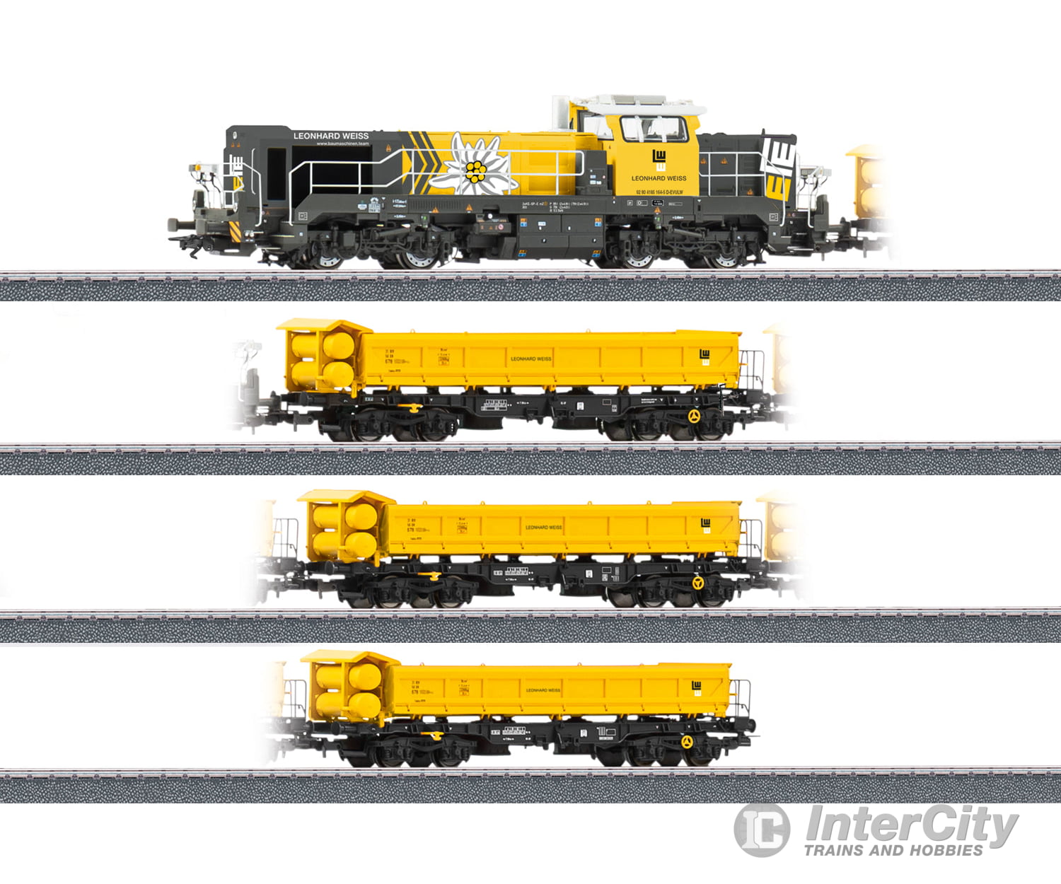 Marklin 26180 HO ’Leonhard Weiss Construction Train’ Set MFX+ Digital Sound European Locomotives