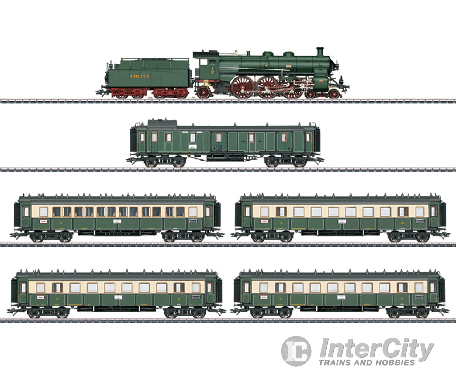 Marklin 26360 Bavarian Express Train Set K.bay.sts.b. Starter & Sets