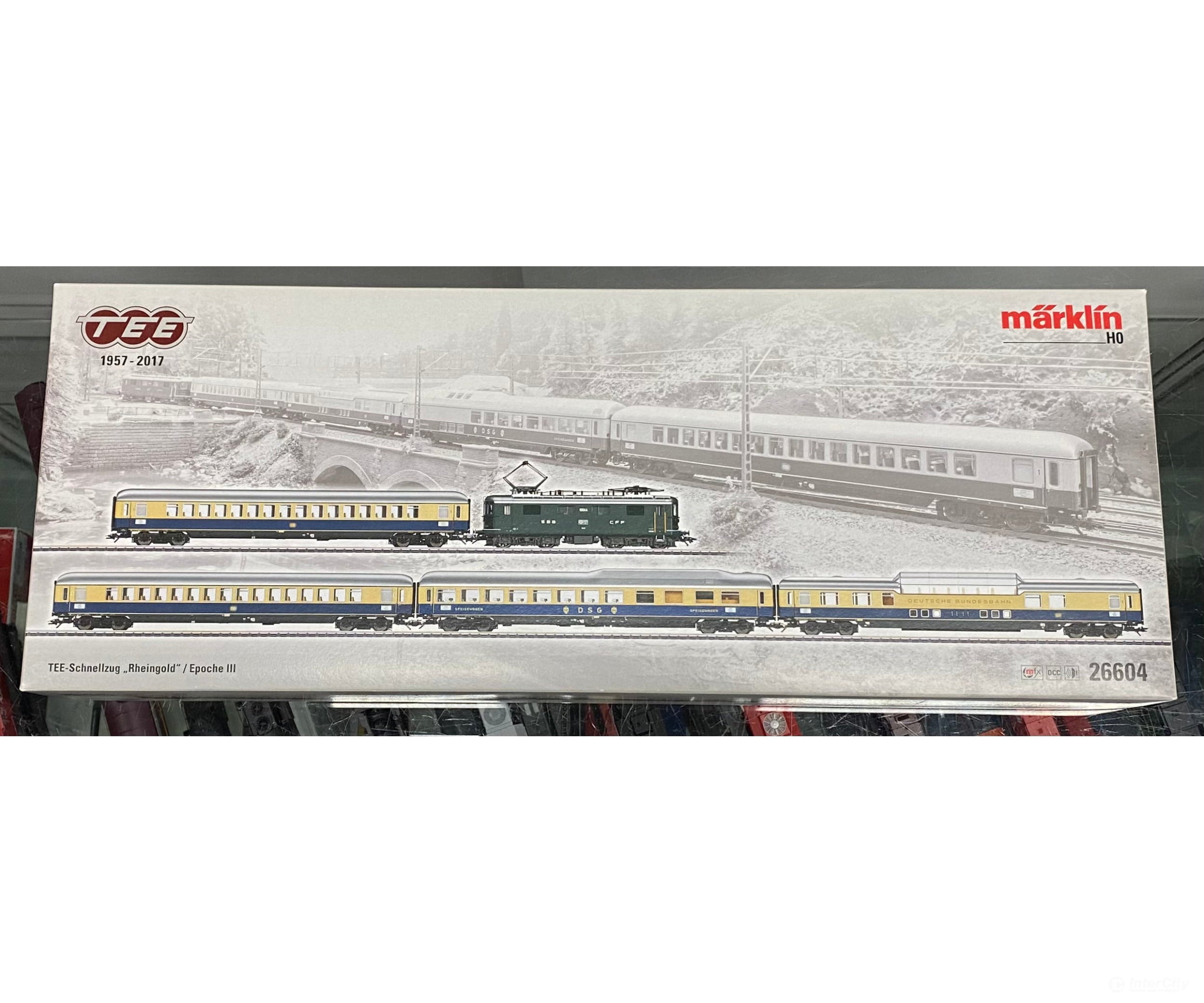 Marklin 26604 HO SBB-CFF-FFS TEE 1957-2017 Special Edition Rheingold Express Train Set Rare 10044 MFX Digital Sound