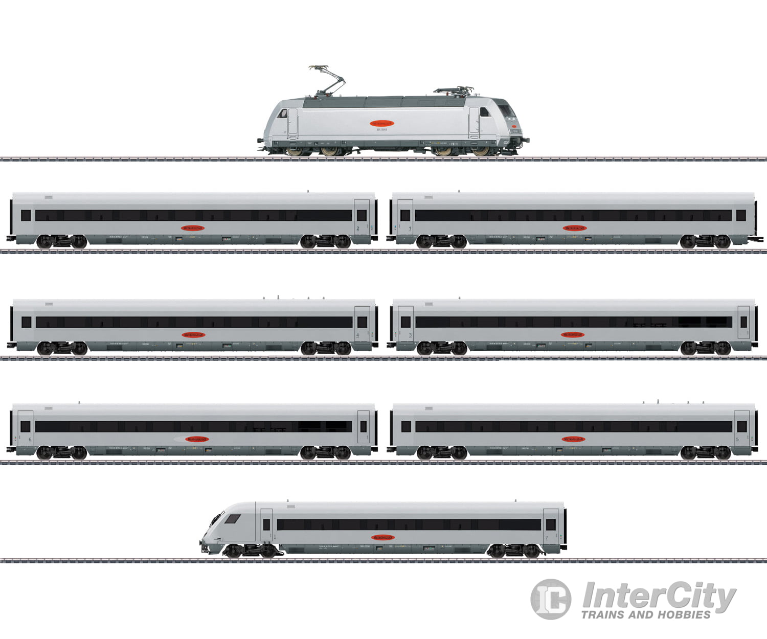 Marklin 26931 Ho Db Ag Metropolitan Express Train (Met) Set Starter & Sets