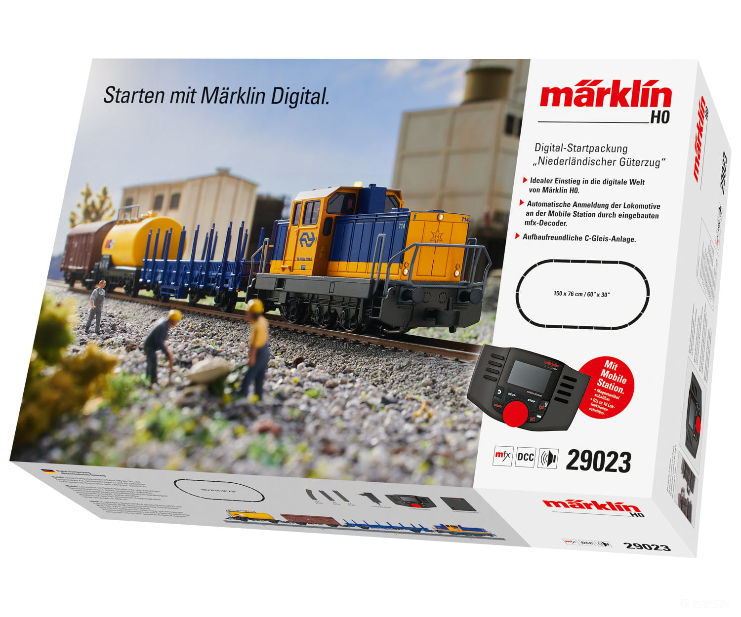 Marklin 29023 Dutch Freight Train Digital Starter Set - Default Title (IC-MARK-29023)