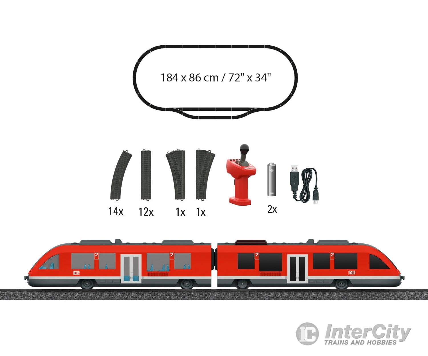 Marklin 29113 Ho Märklin My World - ’Lint’ Commuter Train Starter Set Digital Sound & Sets