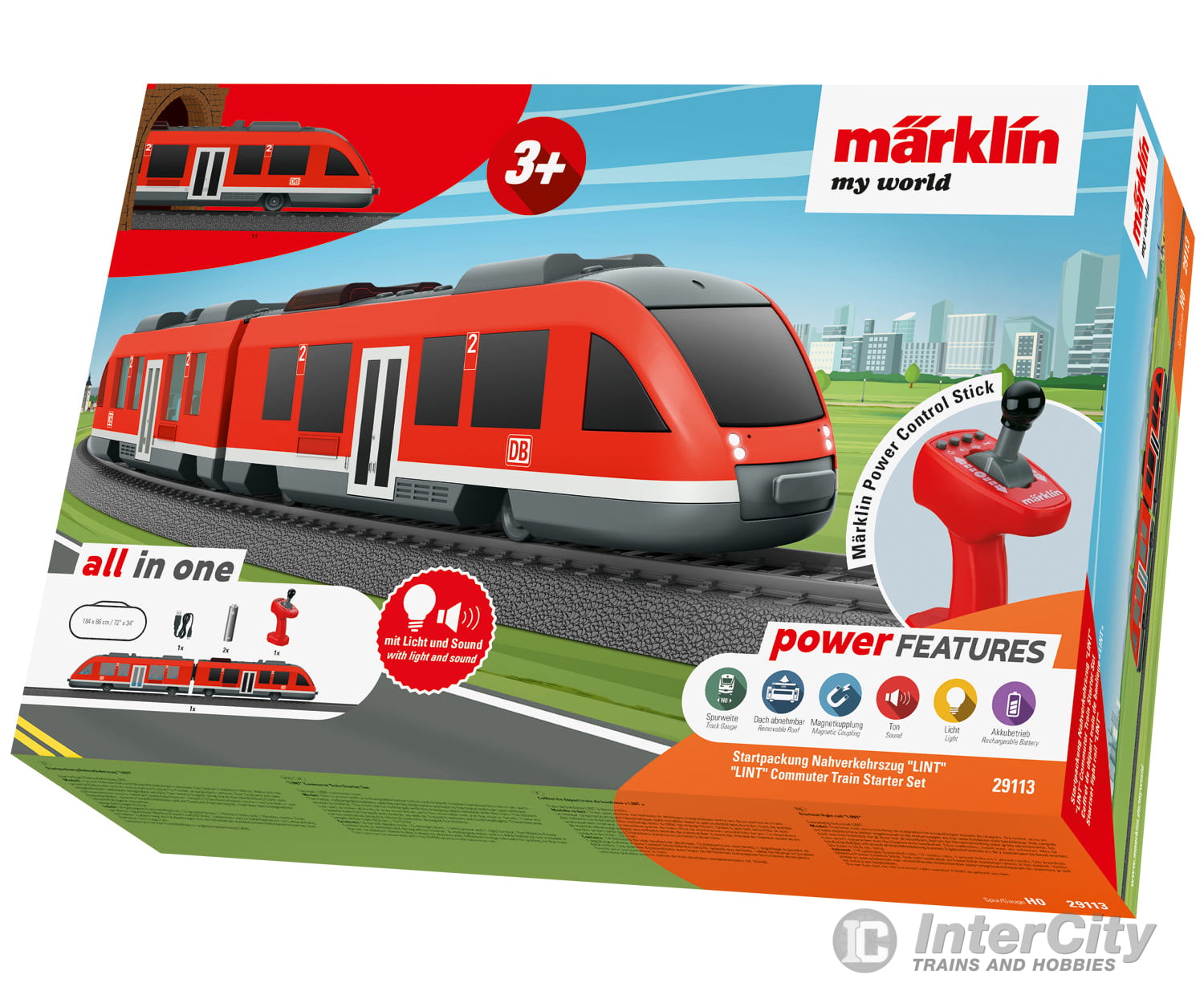 Marklin 29113 Ho Märklin My World - ’Lint’ Commuter Train Starter Set Digital Sound & Sets