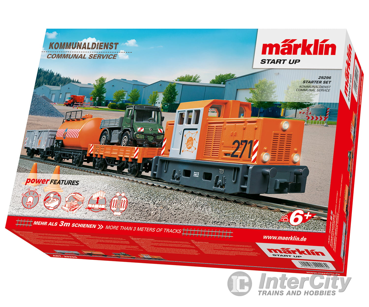 Marklin 29296 HO Märklin Start up - ’Communal Service’ Starter Set MFX Starter & Train Sets