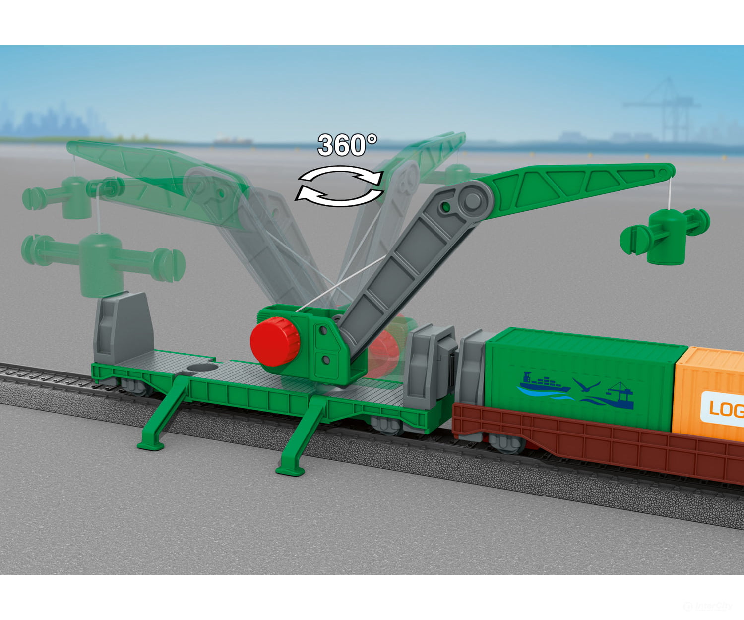 Marklin 29349 Ho Märklin My World - ’Container Logistics’ Starter Set Digital Sound & Train Sets