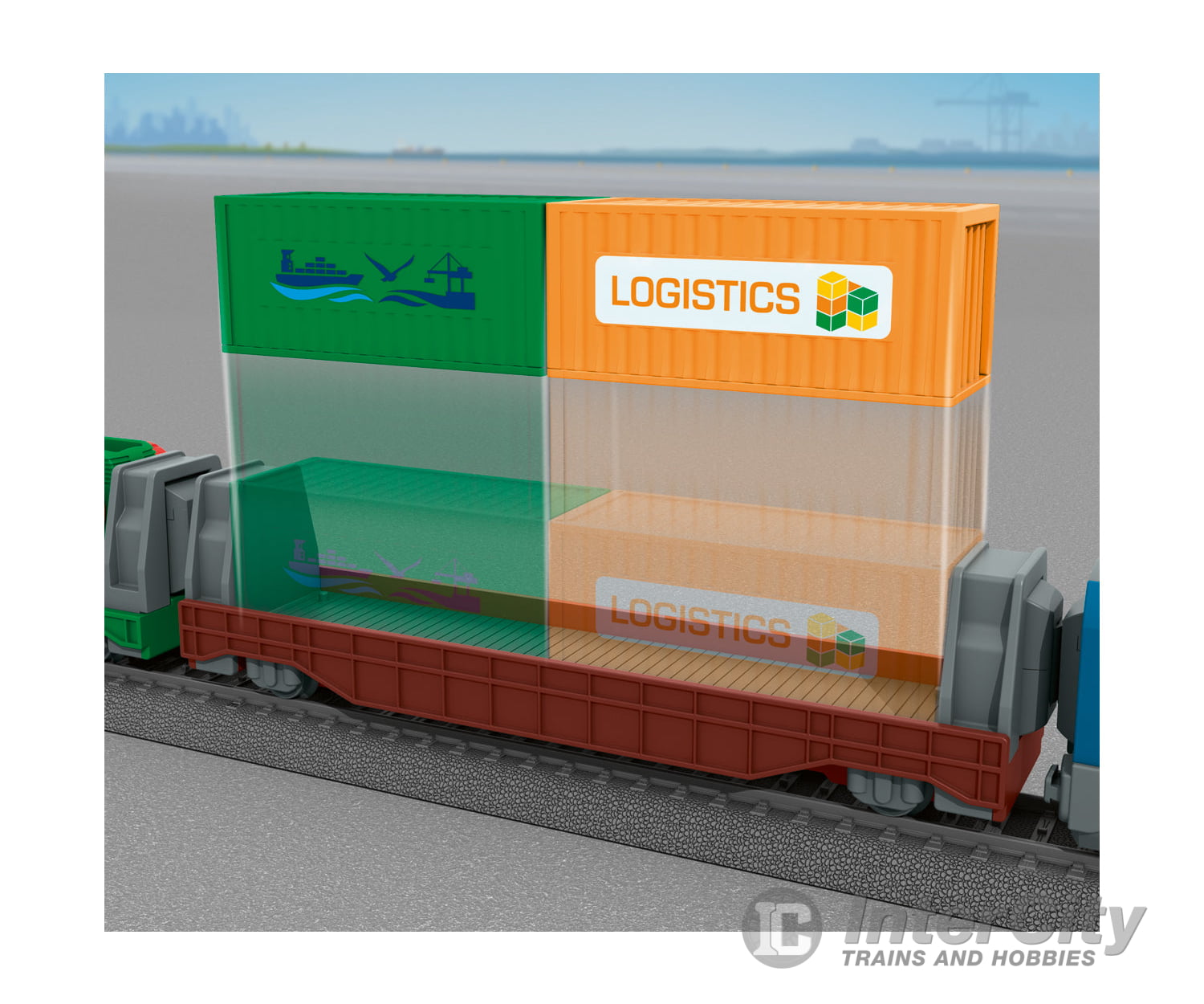 Marklin 29349 Ho Märklin My World - ’Container Logistics’ Starter Set Digital Sound & Train Sets