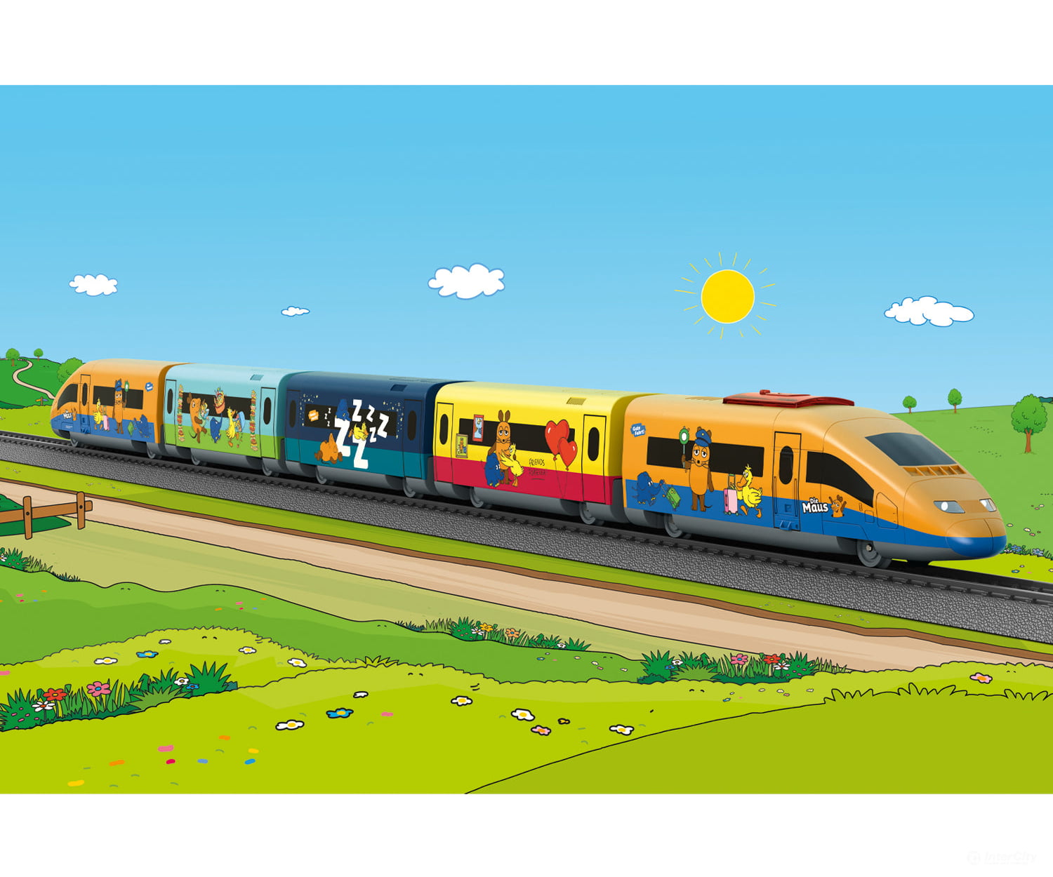 Marklin 29381 HO Märklin my world - ’Mouse Train’ Starter Set for Children Ages 3 and Above Digital Sound Starter &