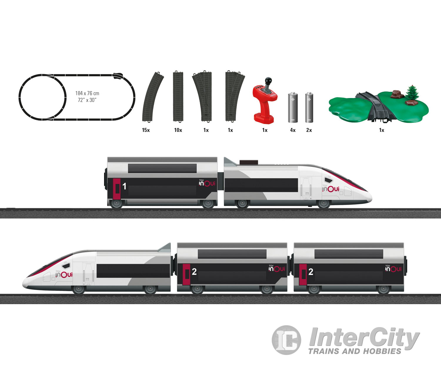 Marklin 29406 Marklin my world - "TGV Duplex" Starter Set - Default Title (IC-MARK-29406)