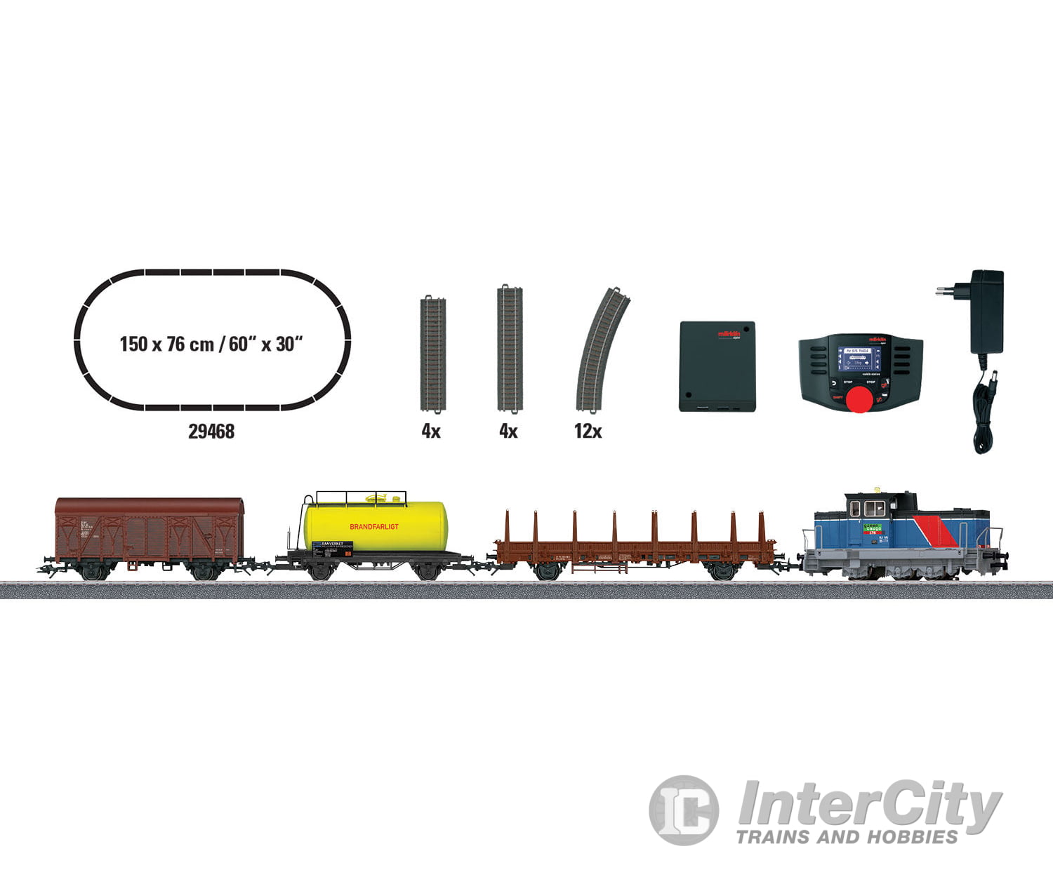 Marklin 29468 Era VI Swedish Freight Train Digital Starter Set - Default Title (IC-MARK-29468)