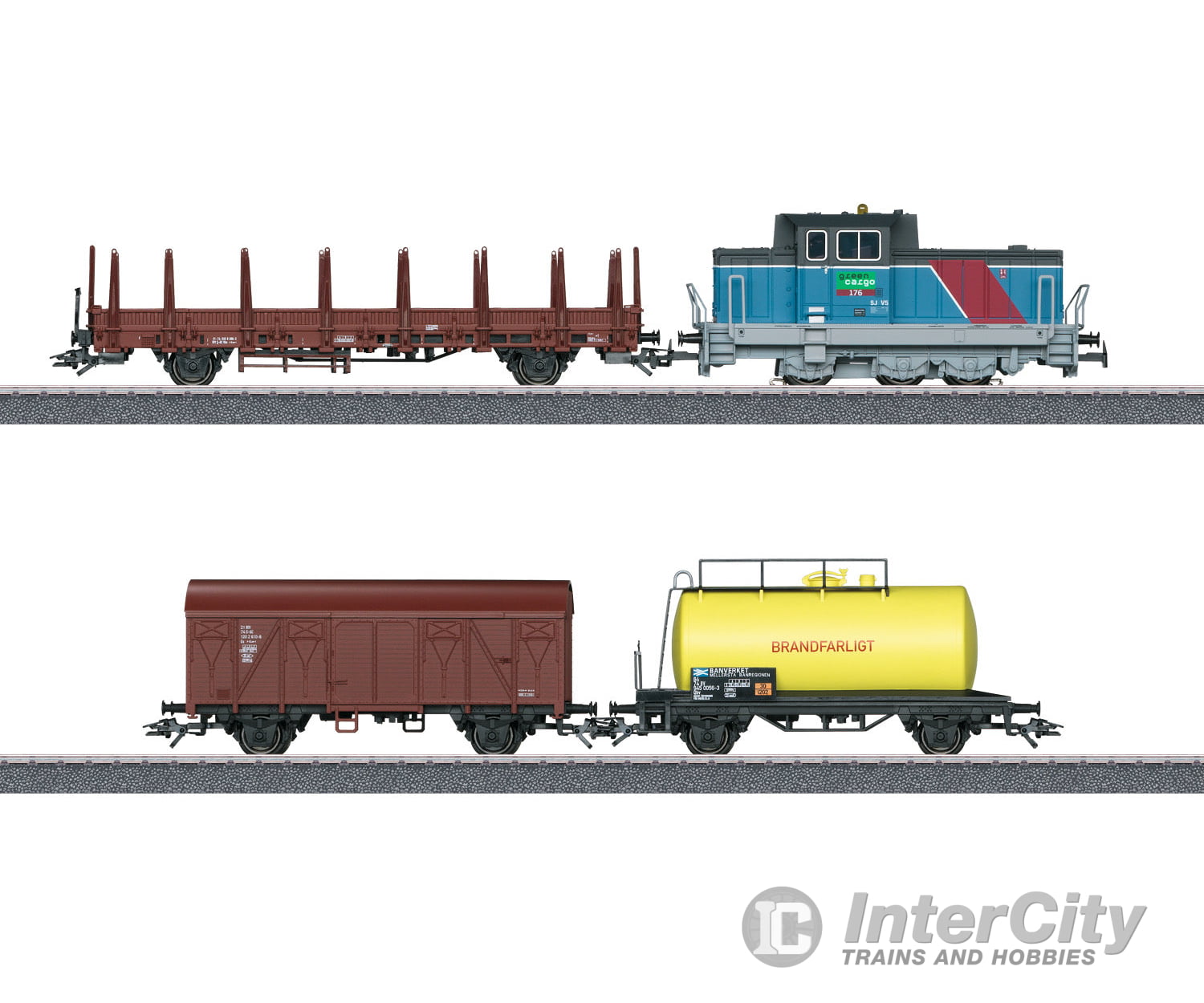 Marklin 29468 Era VI Swedish Freight Train Digital Starter Set - Default Title (IC-MARK-29468)