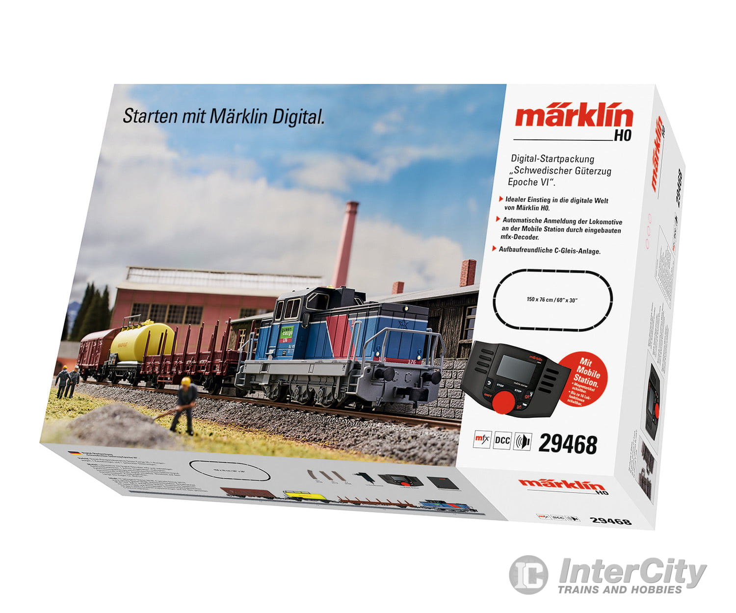 Marklin 29468 Era VI Swedish Freight Train Digital Starter Set - Default Title (IC-MARK-29468)