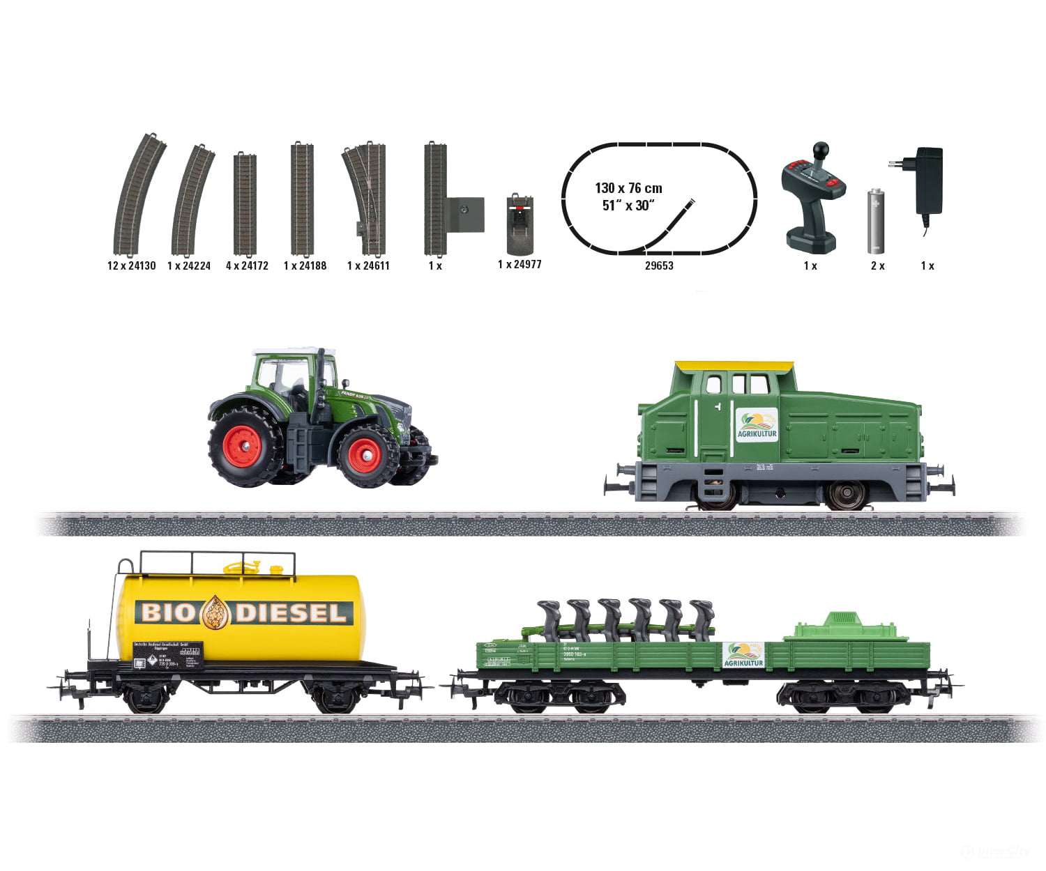 Marklin HO ゲージ　セット Amazon.com: Marklin HO DB Passenger Train Starter Set 2916 with