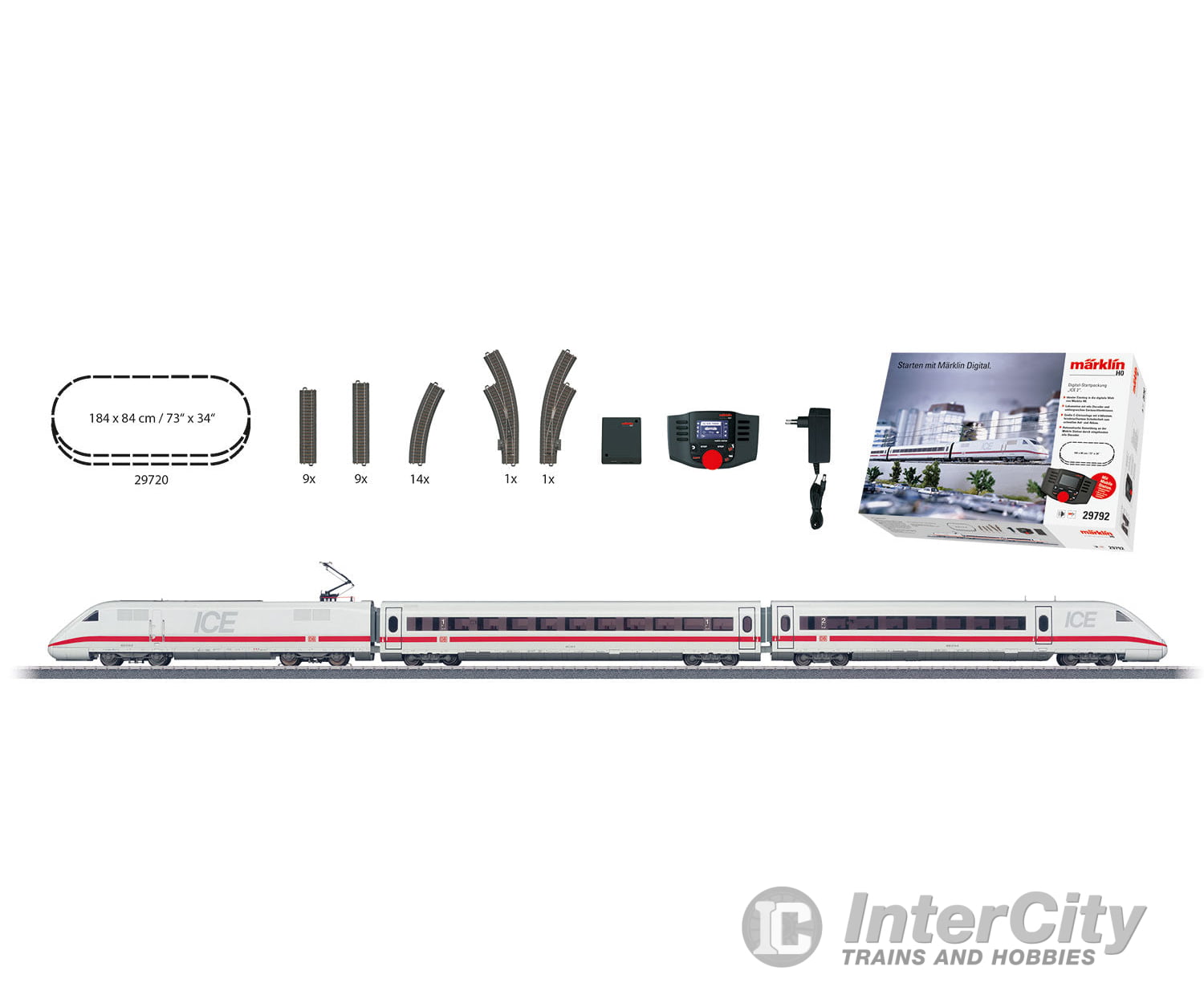 Marklin 29792 DB AG "ICE 2" Digital Starter Set - Default Title (IC-MARK-29792)