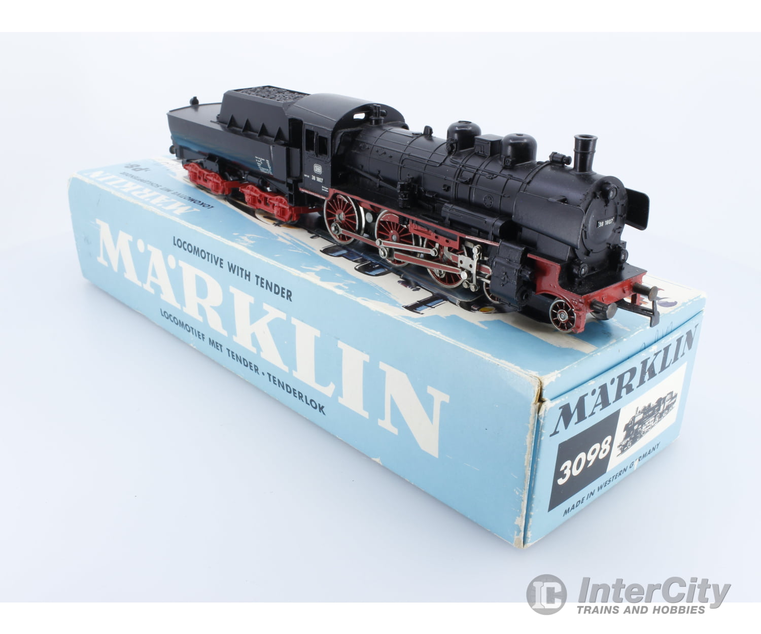 Marklin 3098 Ho Hamo 2 Rail P8 Steam Locomotive Dc Locomotives