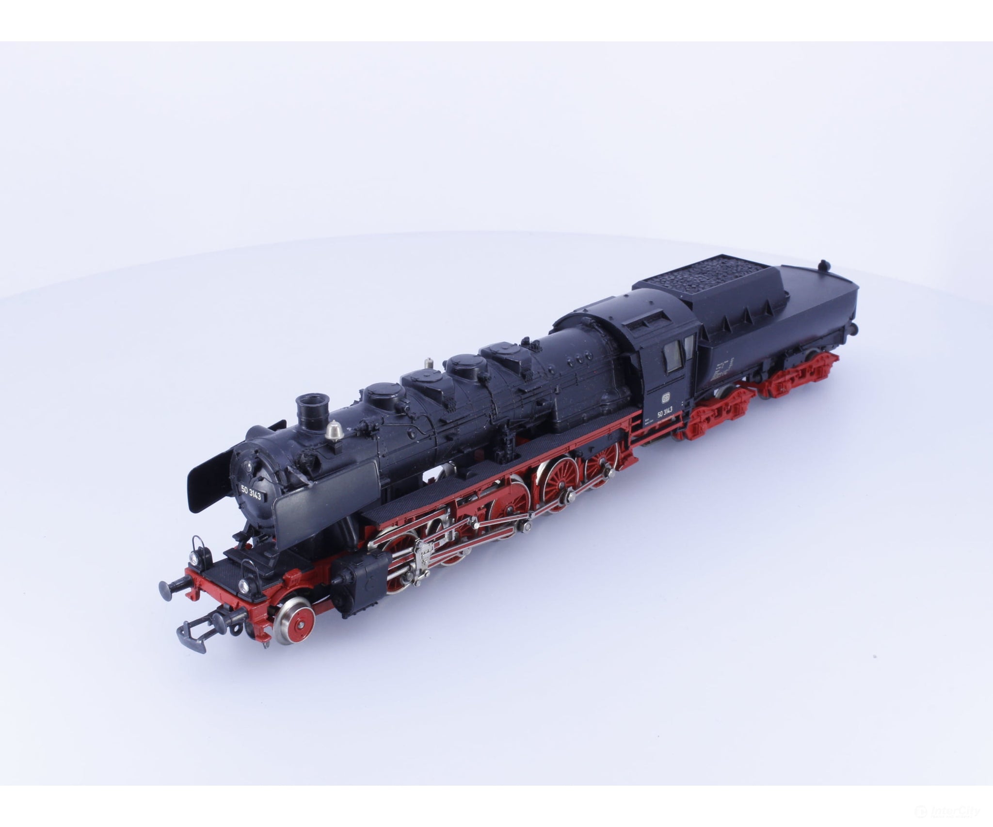 Marklin 3315 HO DB BR50 2-10 Steam Locomotive with Tub Tender 50 3143 Delta European Locomotives
