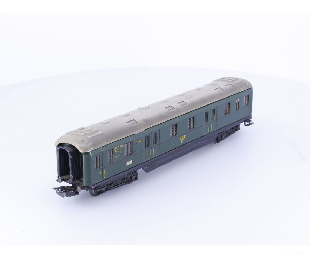 Marklin 346/5 HO SOB Postal Car with Interior Lighting 346/5 - European Passenger Cars