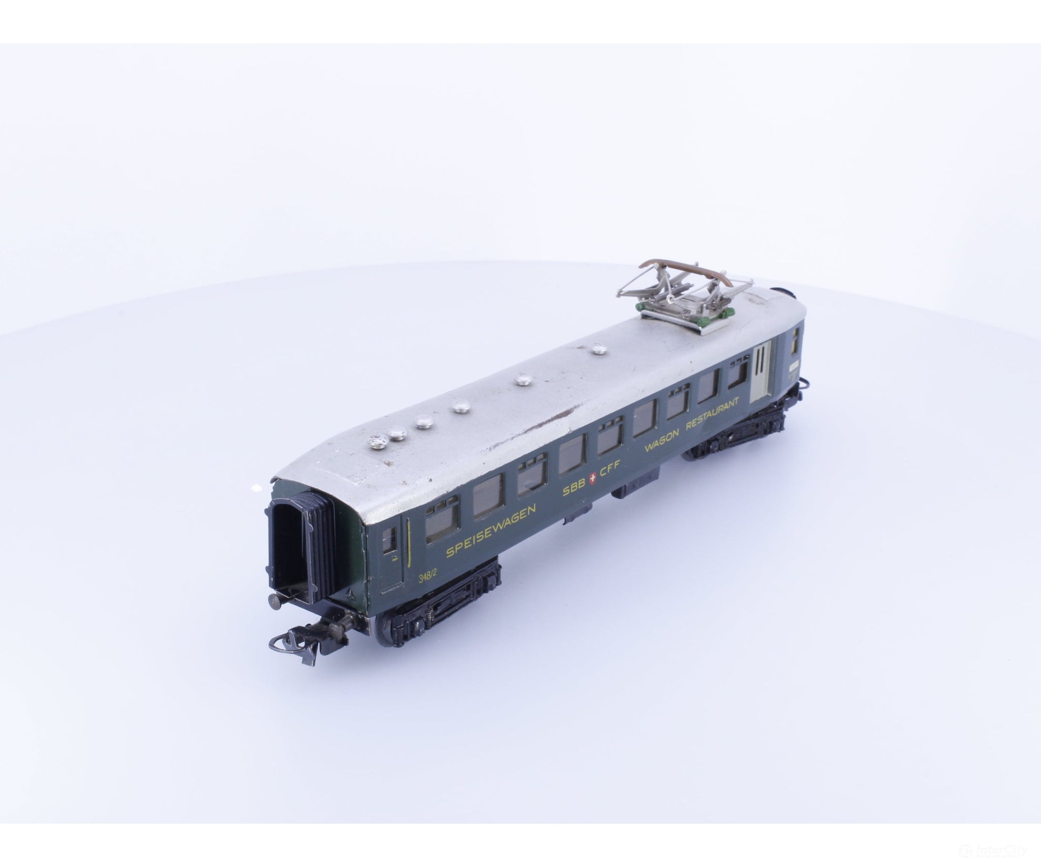 Marklin 348/2 HO SBB-CFF-FFS Restaurant Car with Pantograph 348/2 European Passenger Cars