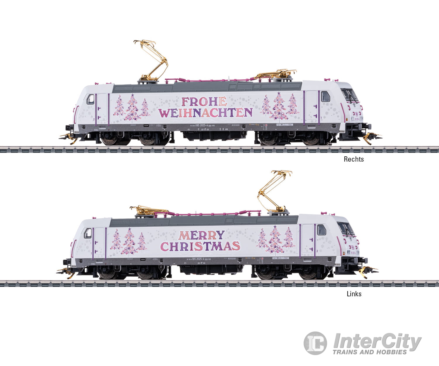 Marklin 36025 HO Class 185.2 Christmas Locomotive MFX Digital Sound European Locomotives