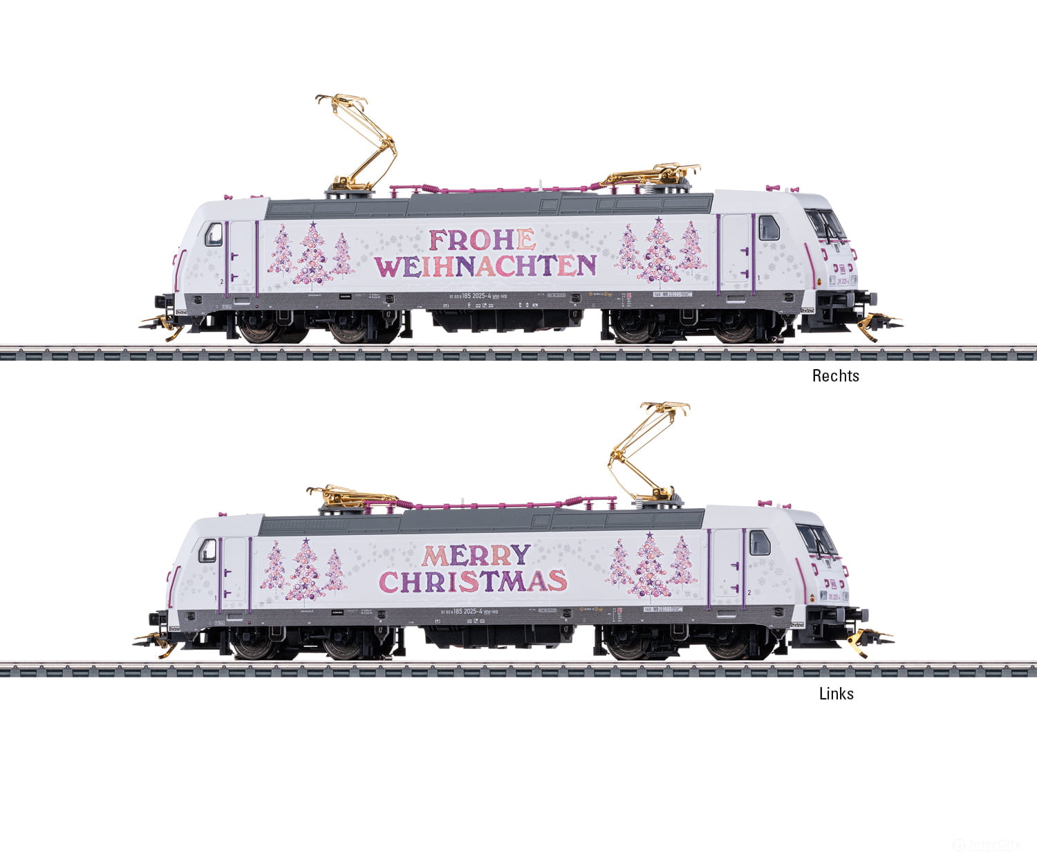 Marklin 36025 HO Class 185.2 Christmas Locomotive MFX Digital Sound European Locomotives
