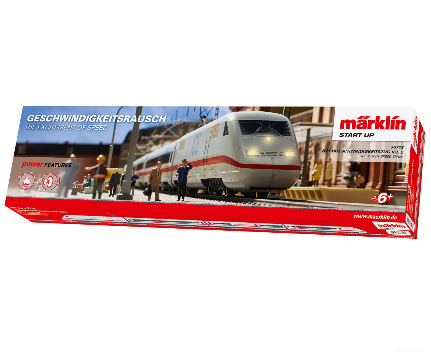 Marklin 36712 DB AG Marklin Start up - ICE 2 High-Speed Train - Default Title (IC-MARK-36712)