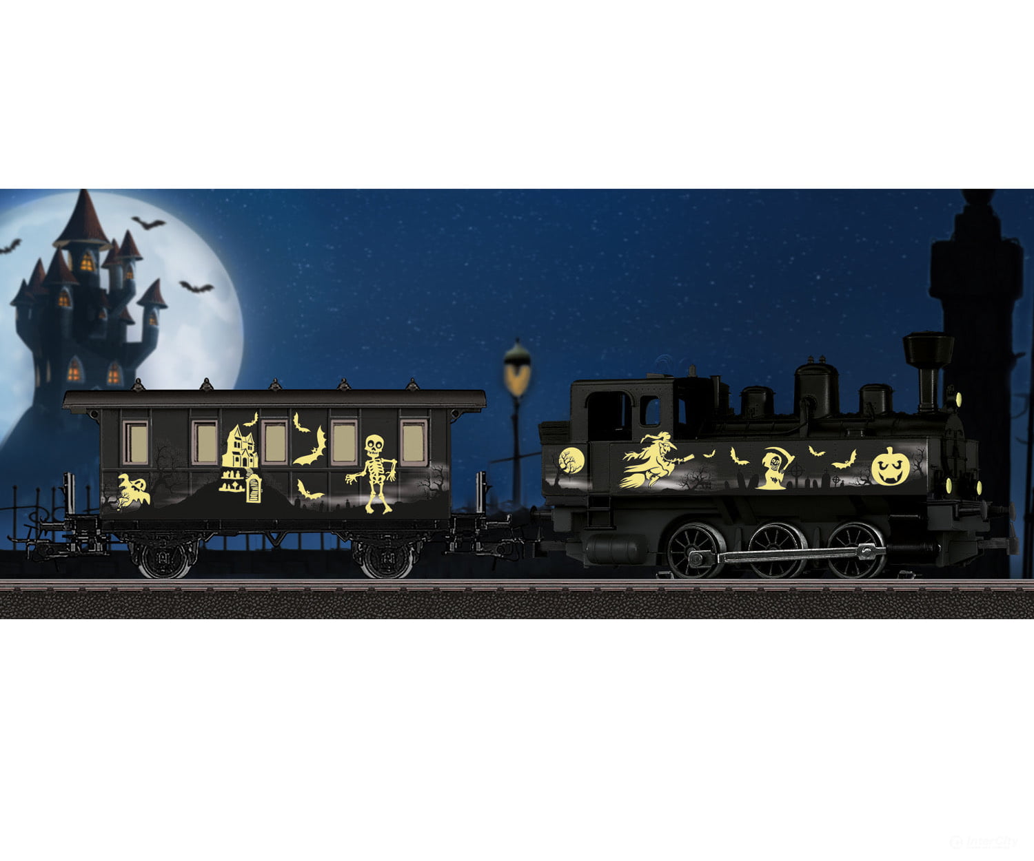 Marklin 36872 Marklin Start up - Halloween Steam Locomotive - Glow in the Dark - Default Title (IC-MARK-36872)