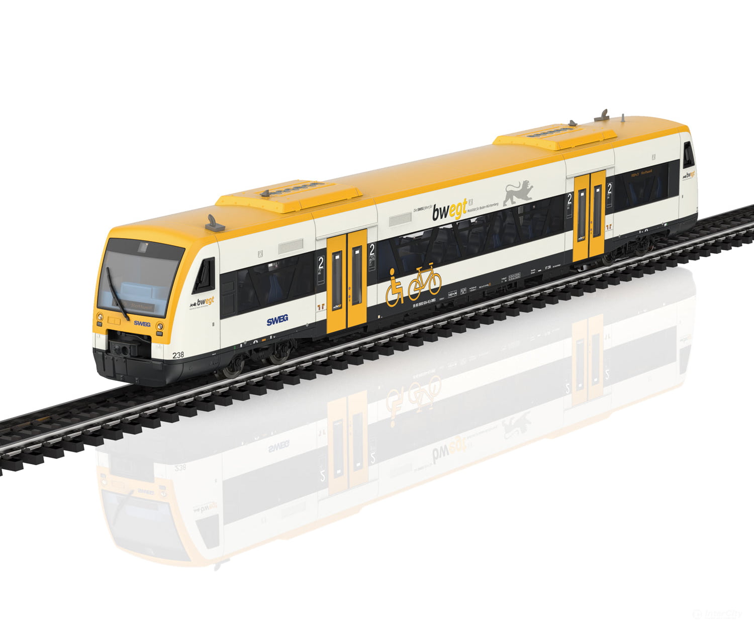 Marklin 36966 Ho Regio Shuttle Rs1 Class 650 Diesel Powered Rail Car Mfx Digital Sound European