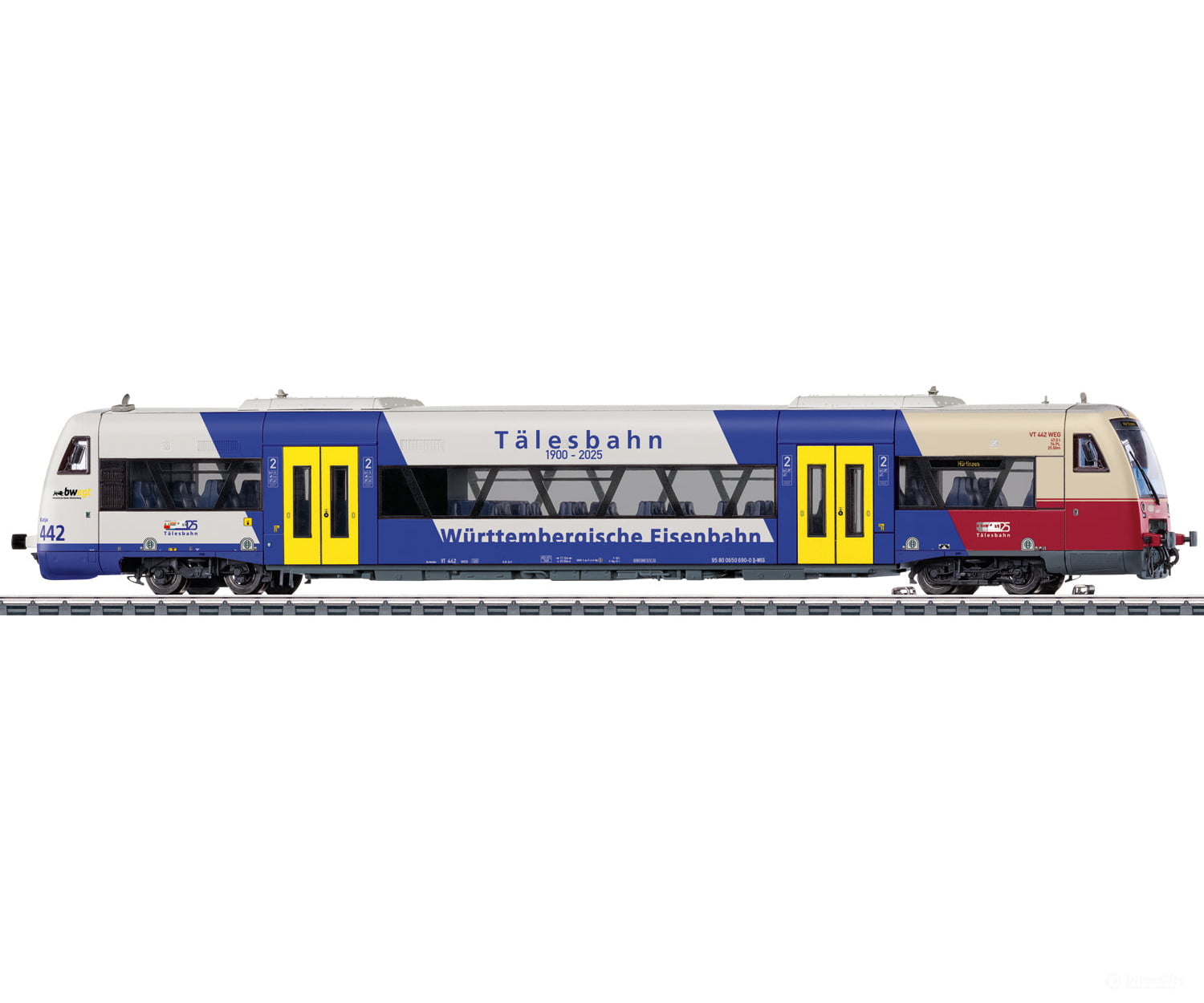 Marklin 36971 HO Class 650 Regio Shuttle RS1 Diesel-Powered Rail Car MFX Digital Sound - European Locomotives