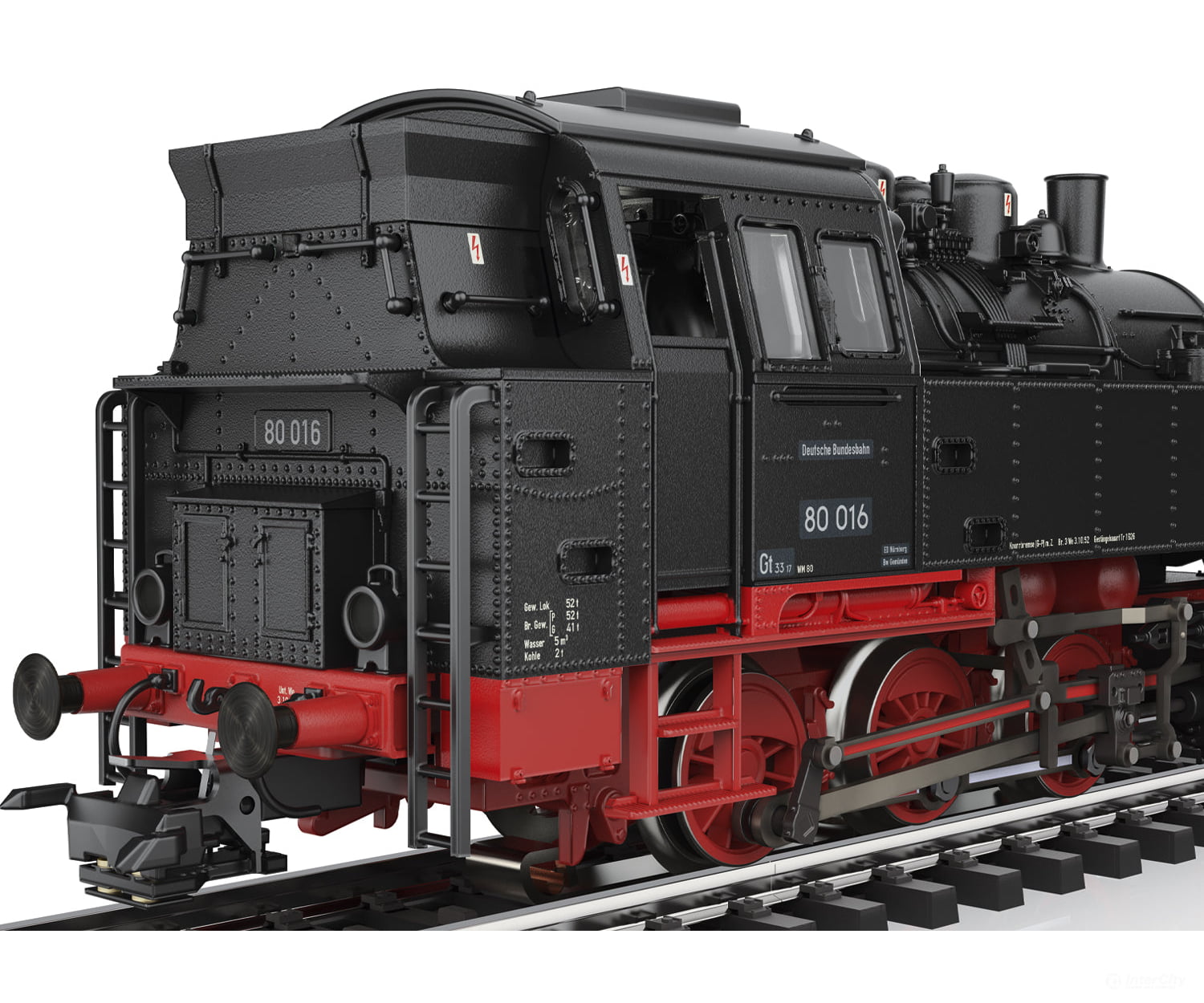 Marklin 37066 HO DB Class 80 Steam Locomotive MFX+ Digital Sound European Locomotives