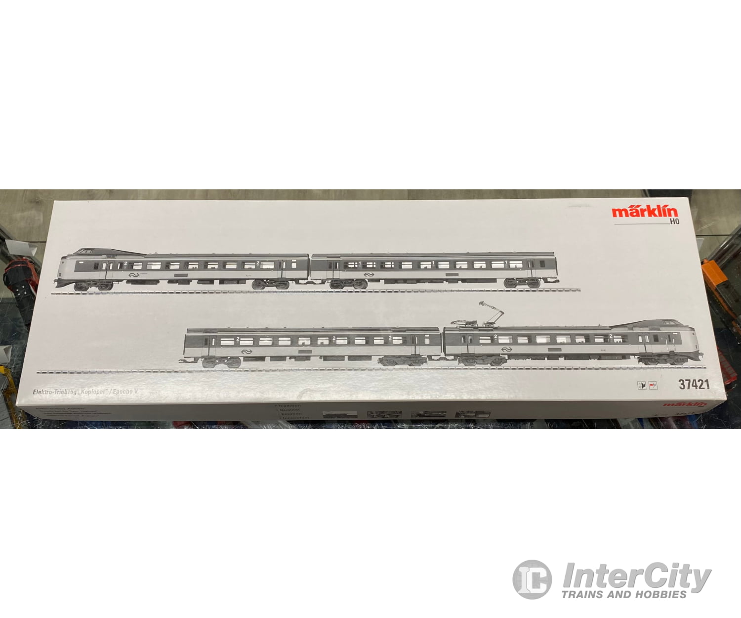 Marklin 37421 HO NS Electric Koploper 4 Car Set 4221 MFX Digital Sound European Locomotives