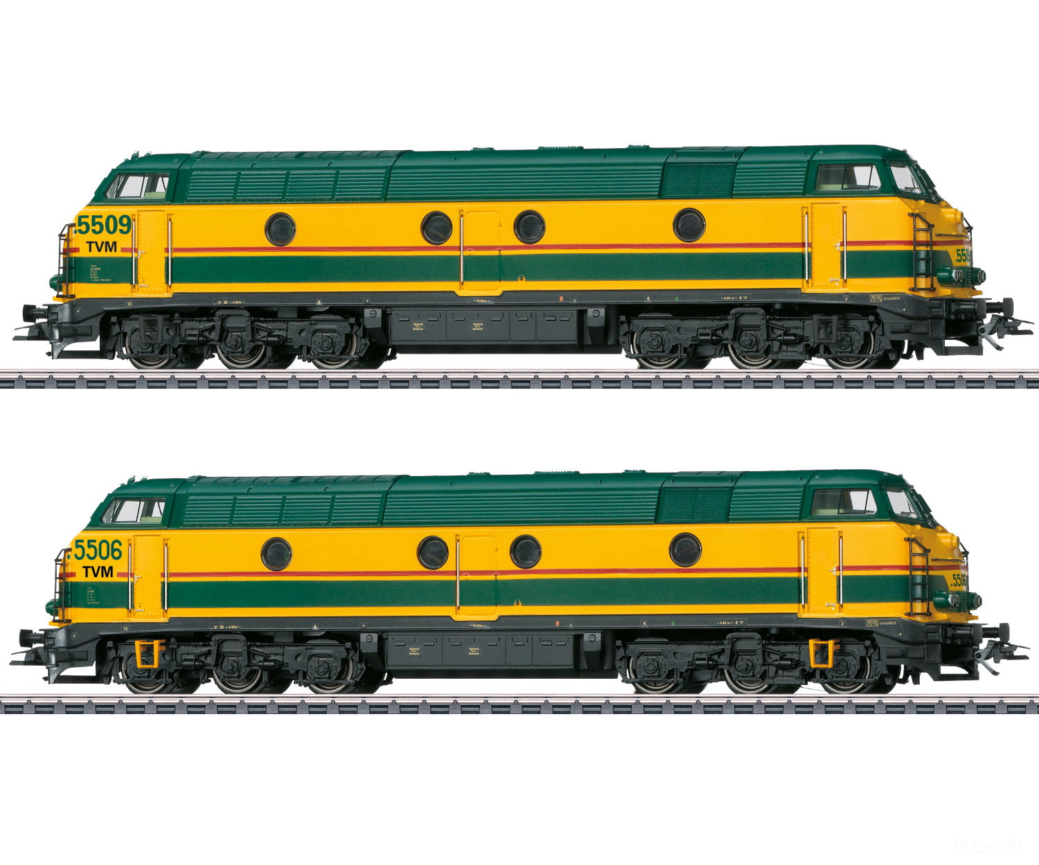 Marklin 37602 SNCB Class 55 Diesel Locomotive as a Double Unit - Default Title (IC-MARK-37602)