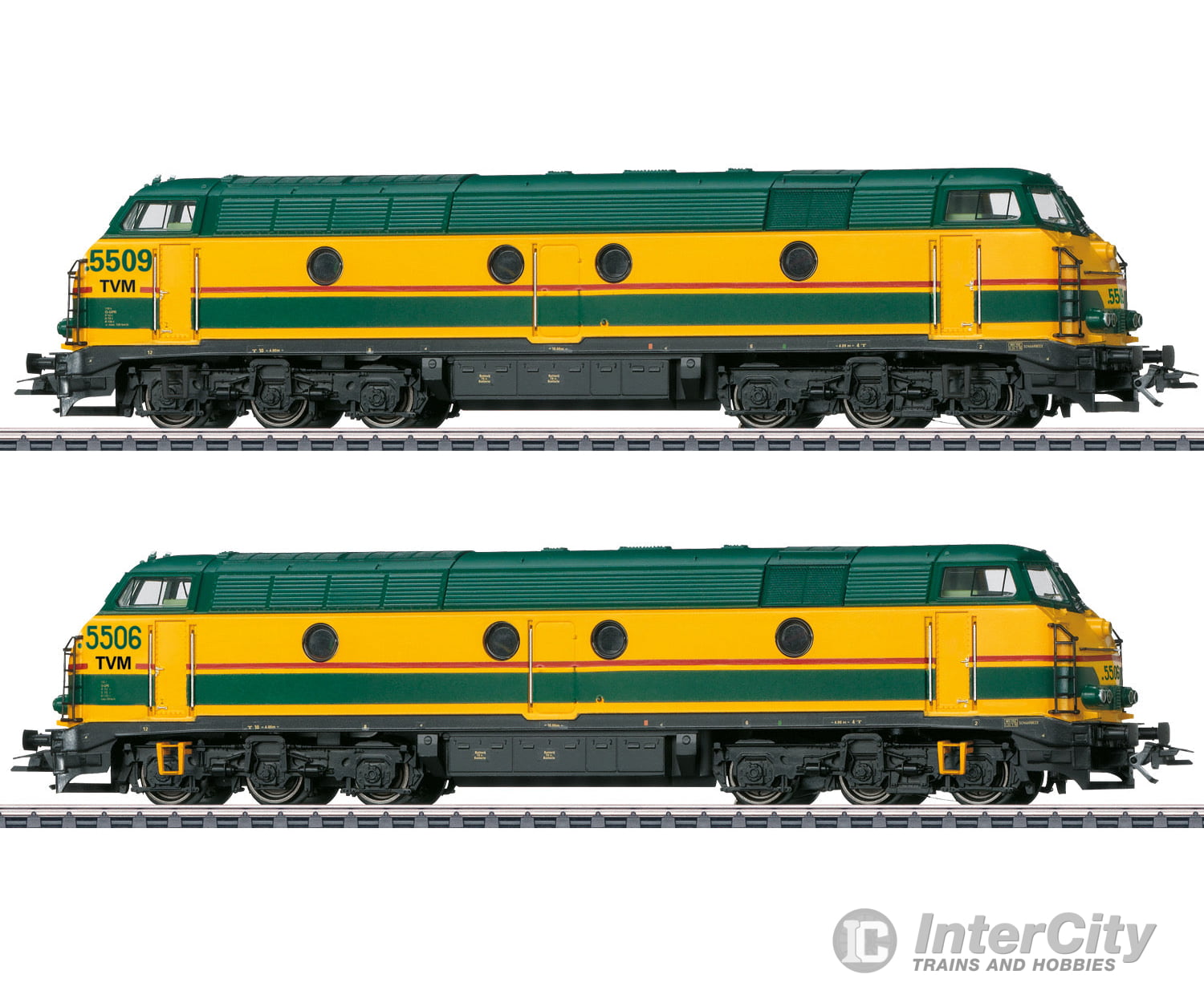 Marklin 37602 SNCB Class 55 Diesel Locomotive as a Double Unit - Default Title (IC-MARK-37602)