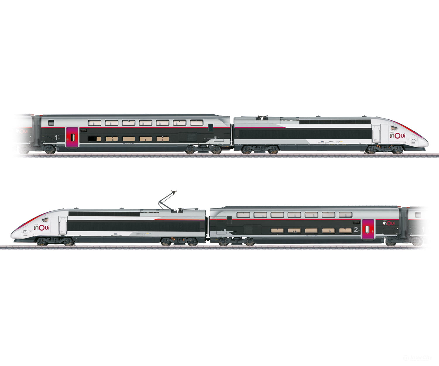 Marklin 37798 HO SNCF TGV INOUI High-Speed Train MFX+ Digital Sound European Locomotives