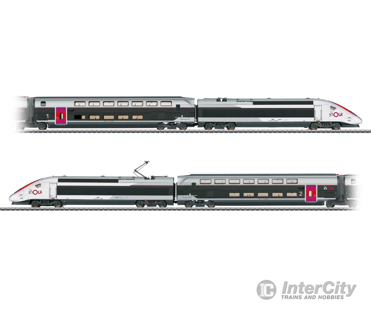 Marklin 37798 HO SNCF TGV INOUI High-Speed Train MFX+ Digital Sound European Locomotives