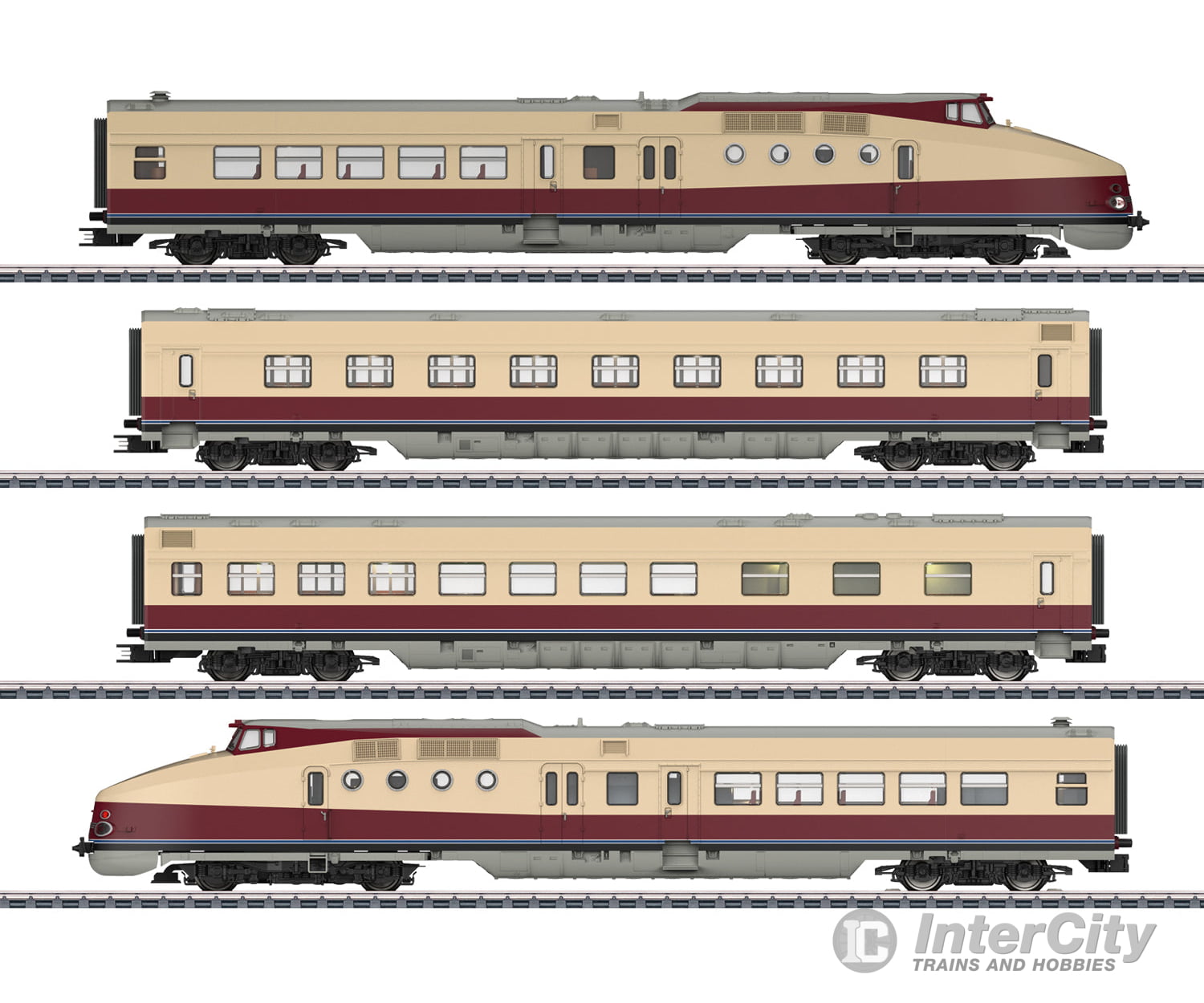 Marklin 38175 HO DR Class VT 18.16 Diesel Express Powered Rail Car Train MFX + Digital Sound European Locomotives