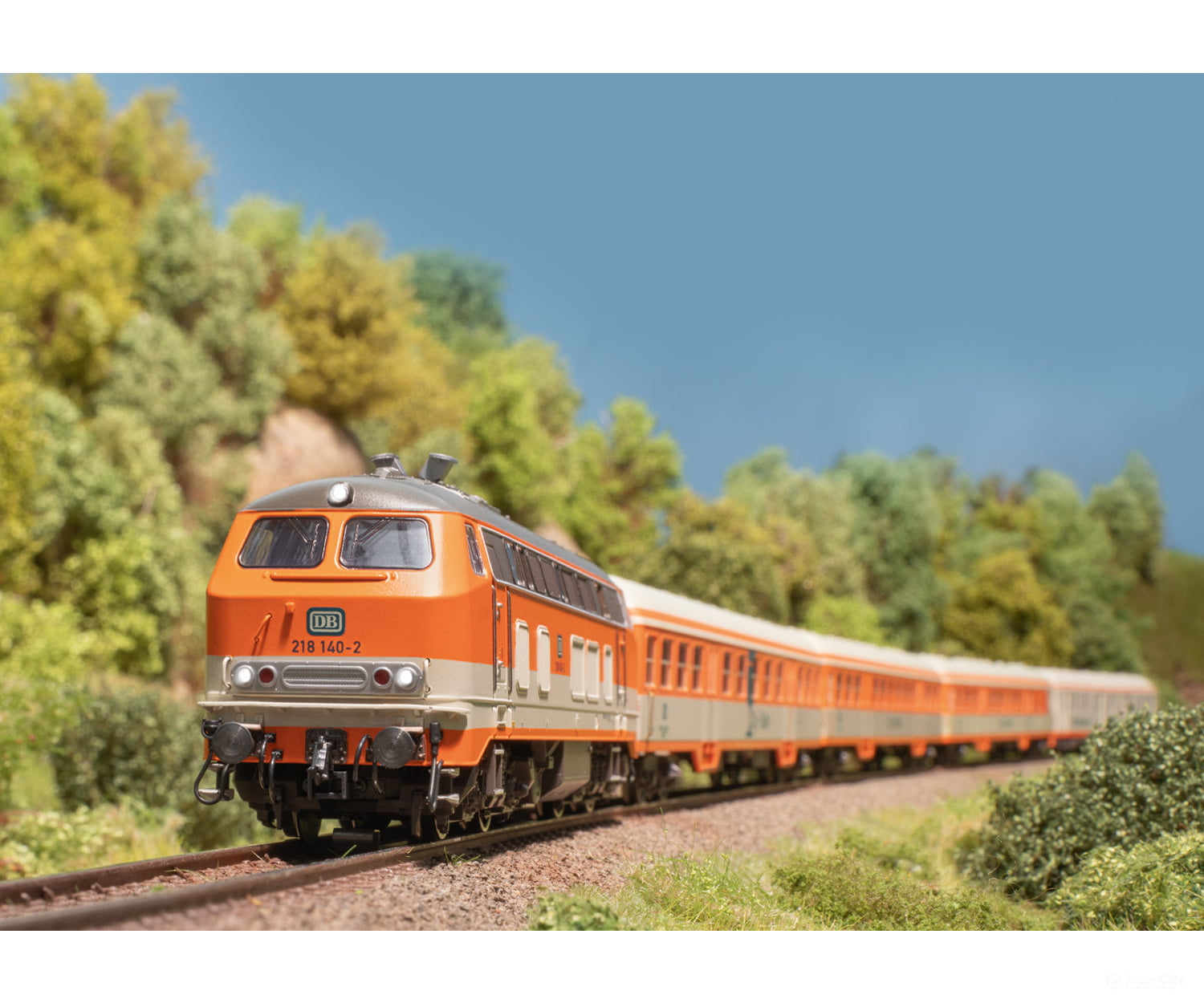 Marklin 39228 HO DB Class 218 Diesel Locomotive MFX+ Digital Sound European Locomotives