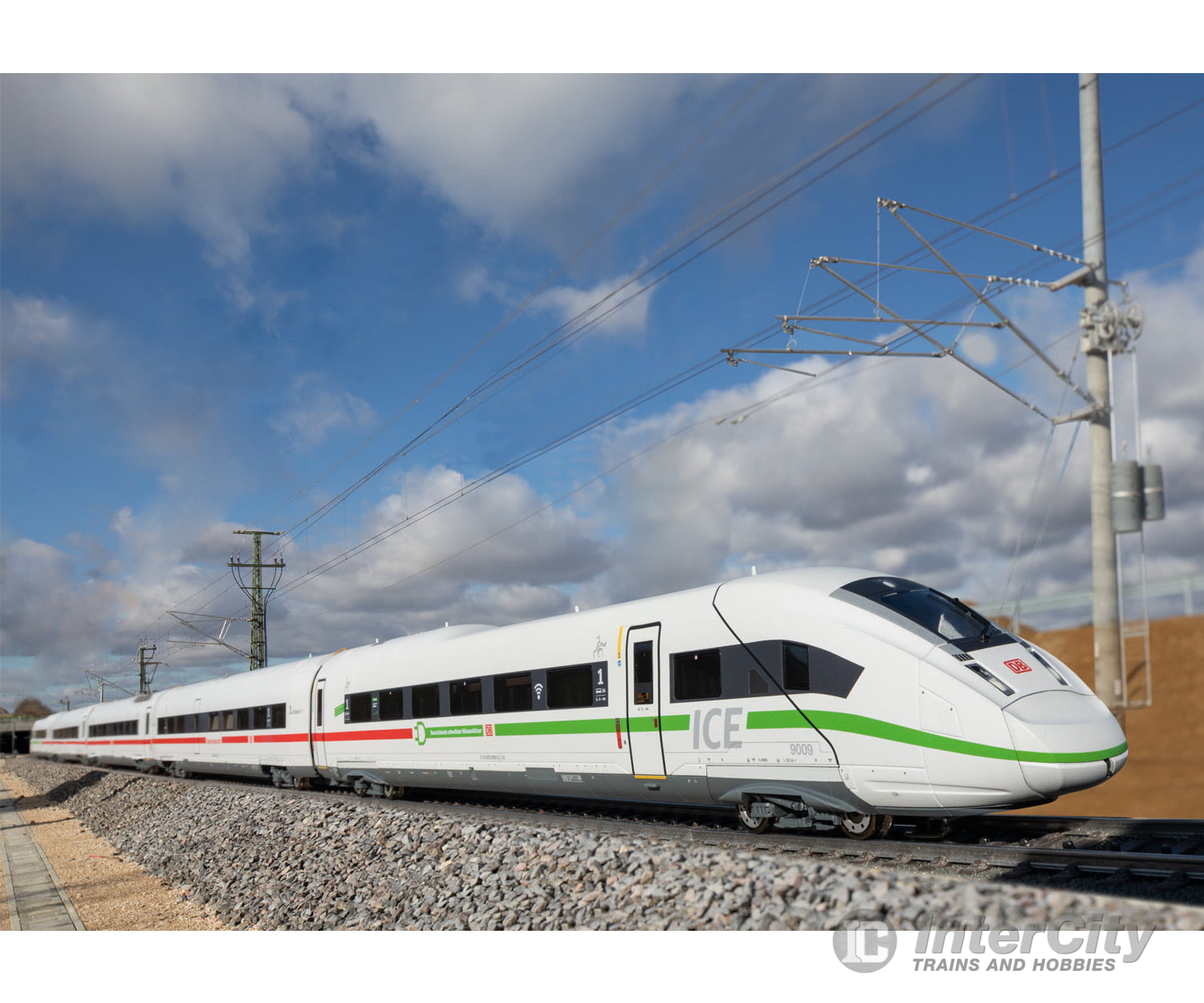 Marklin 39716 DB AG Class 412/812 ICE 4 Powered Railcar Train with a Green Stripe - Default Title (IC-MARK-39716)