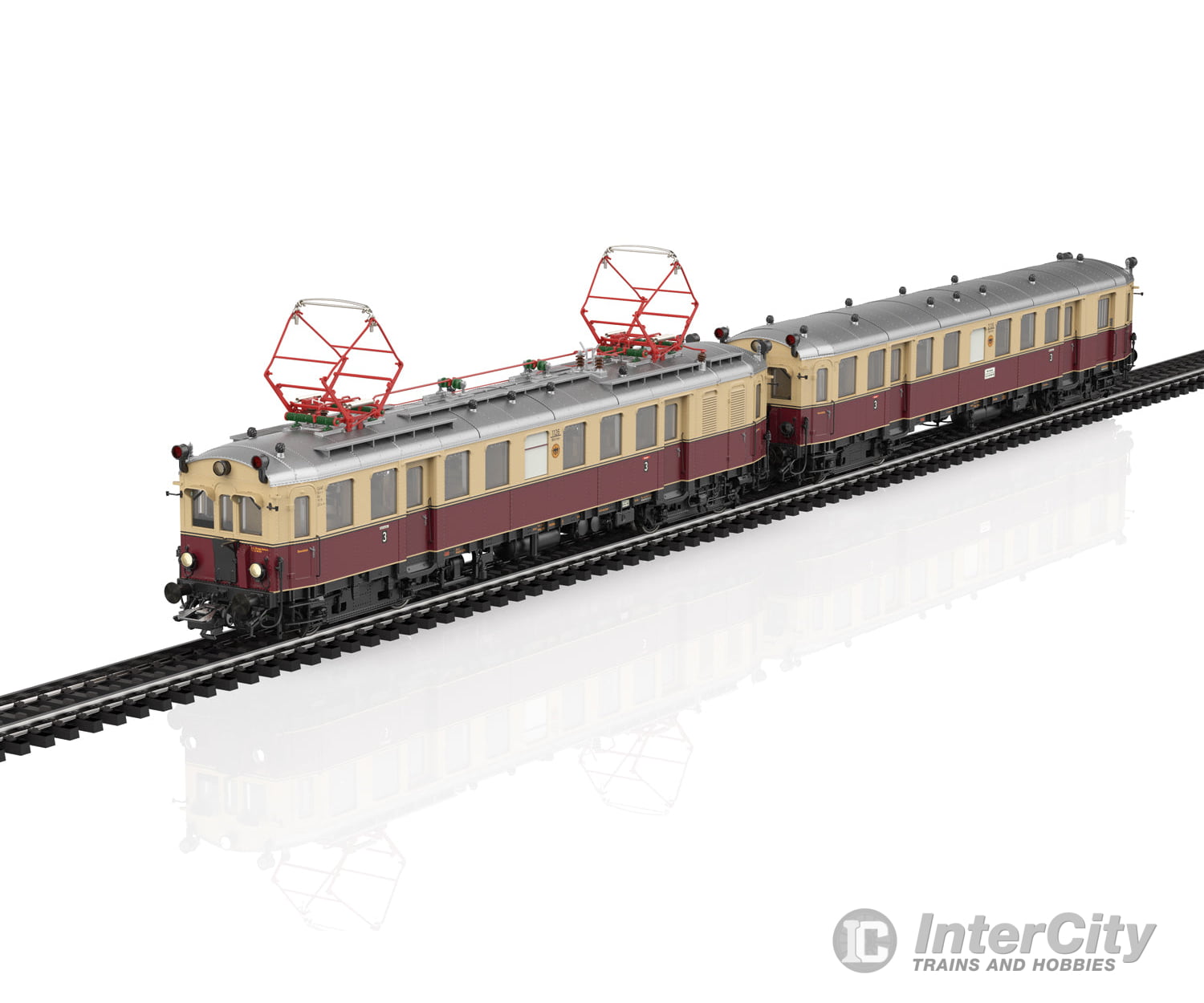 Marklin 39852 HO DRG Class elT Rail Car 1126 with class elS control car 2126 MFX+ Digital Sound (MHI Exclusive Item)