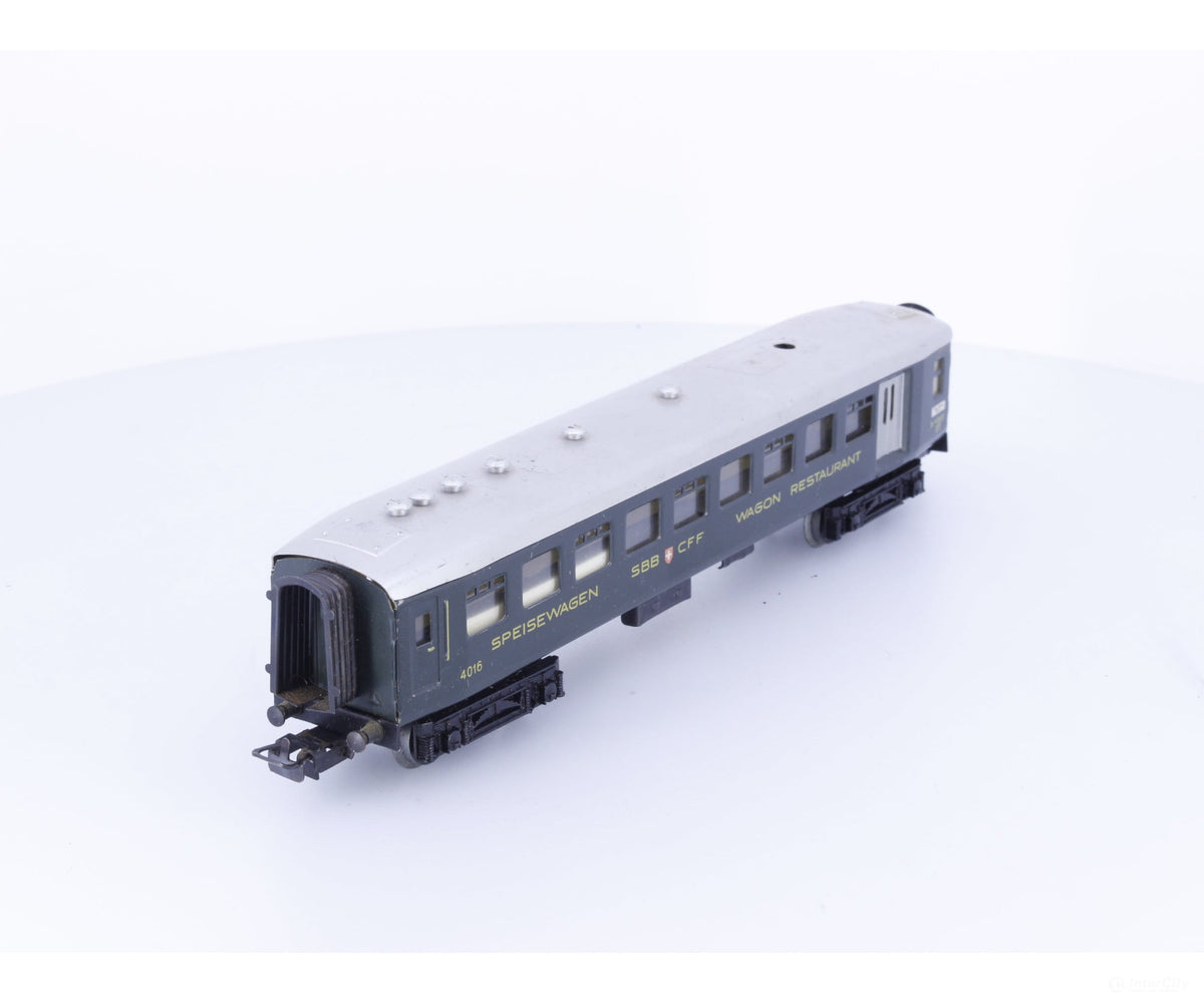 Marklin 4016 HO SBB-CFF-FFS Speisewagen Restaurant Car 4016 - European Passenger Cars
