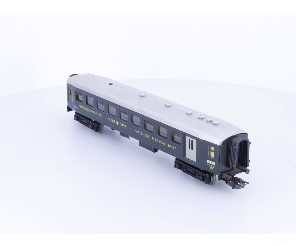 Marklin 4016 HO SBB-CFF-FFS Speisewagen Restaurant Car 4016 - European Passenger Cars